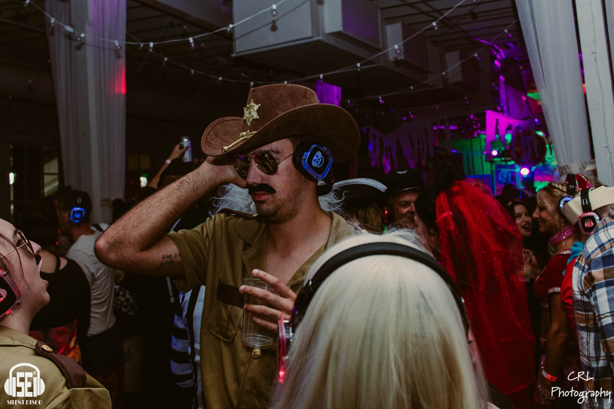 SE2 Silent Disco guests at Resurgence Brewing Company in Buffalo.