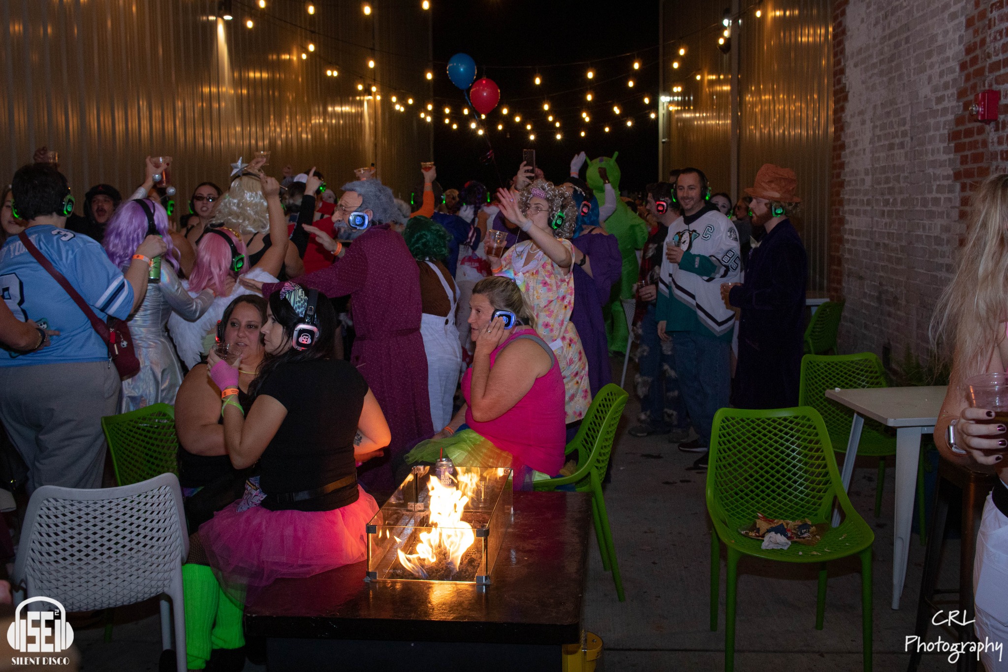 SE2 Silent Disco guests at Resurgence Brewing Company in Buffalo.