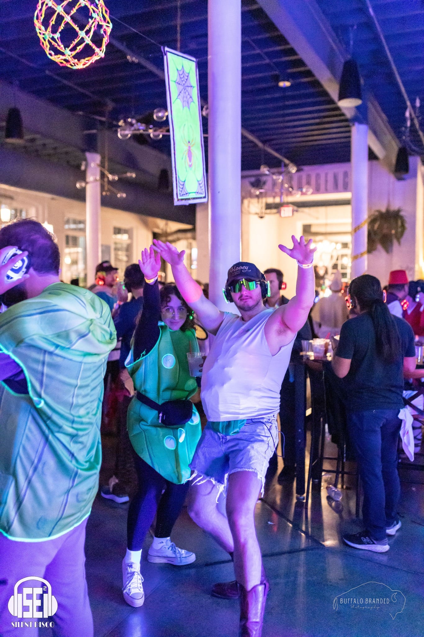 SE2 Silent Disco guests at Resurgence Brewing Company in Buffalo.