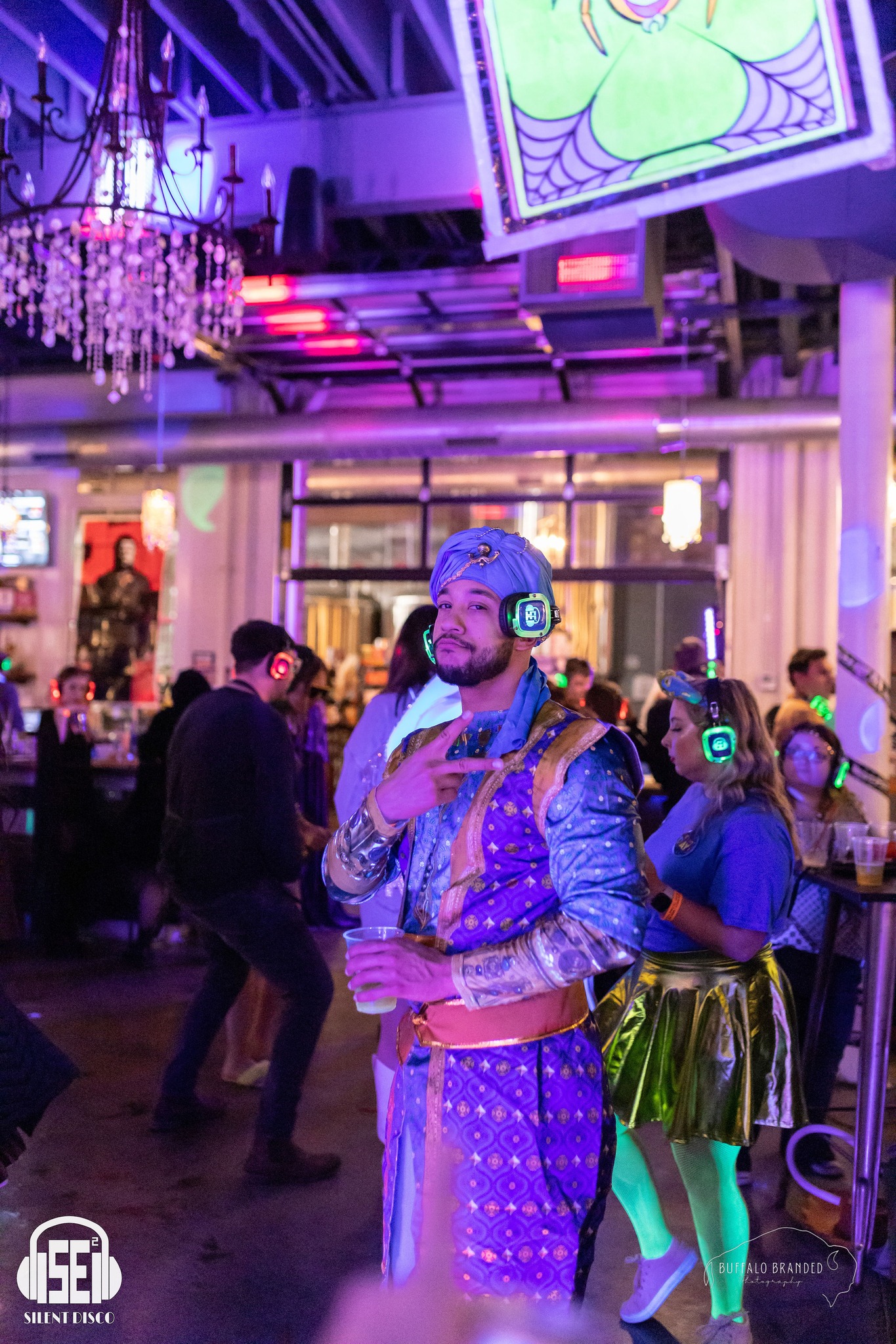 SE2 Silent Disco guests at Resurgence Brewing Company in Buffalo.