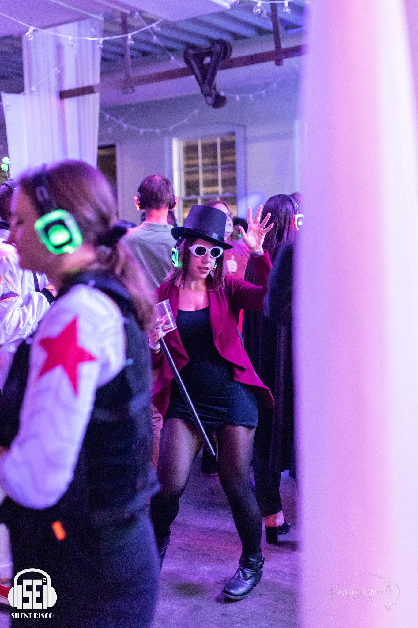 SE2 Silent Disco guests at Resurgence Brewing Company in Buffalo.