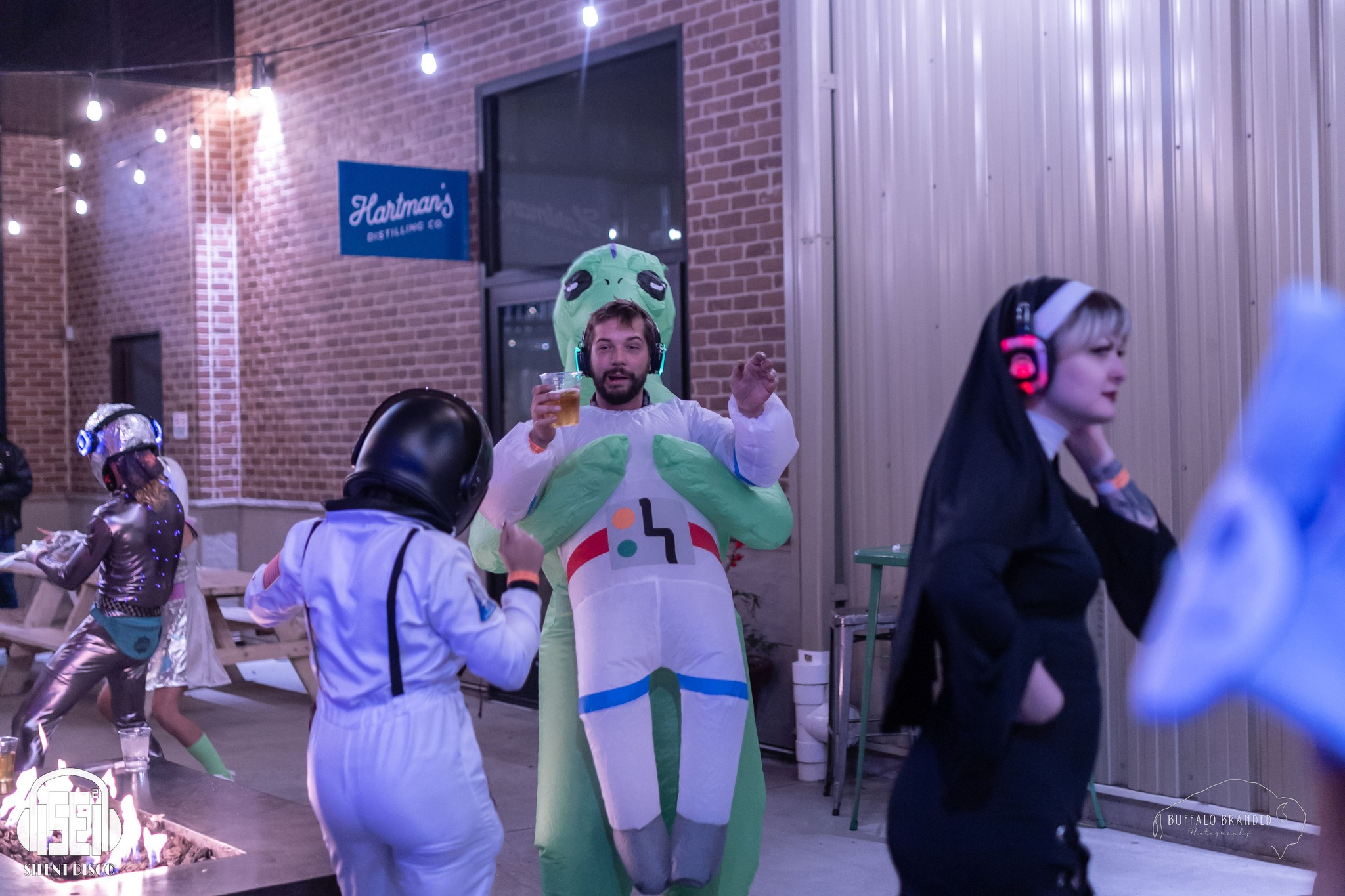SE2 Silent Disco guests at Resurgence Brewing Company in Buffalo.