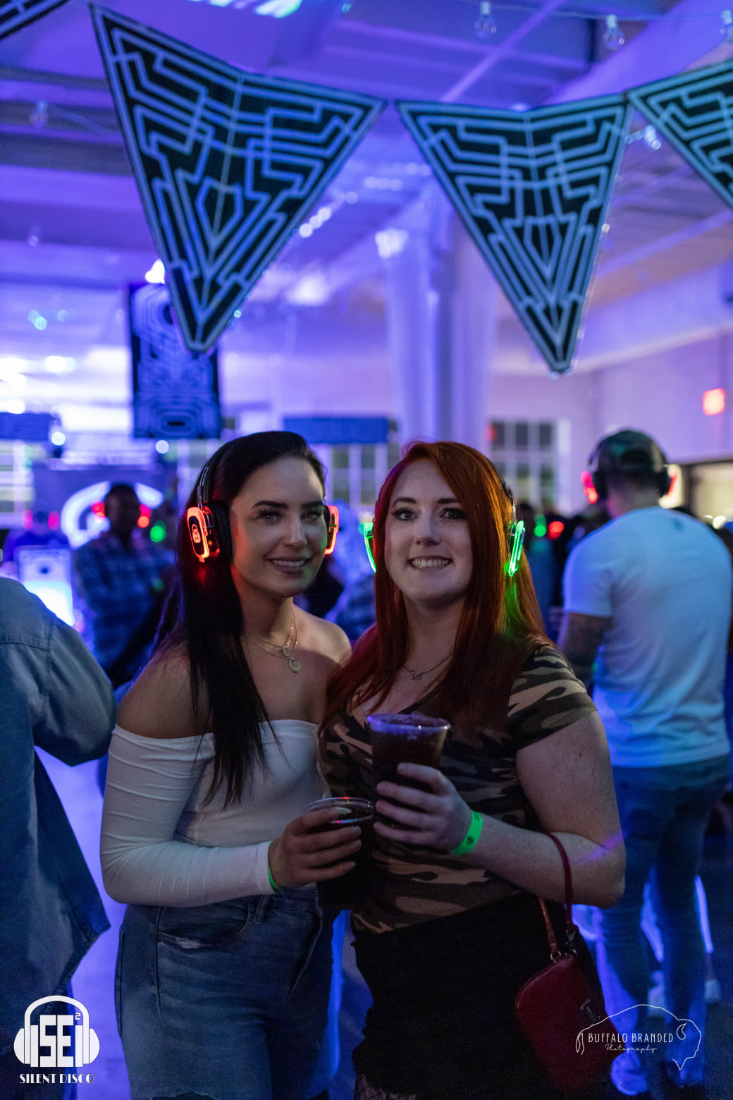 SE2 Silent Disco guests at Resurgence Brewing Company in Buffalo.