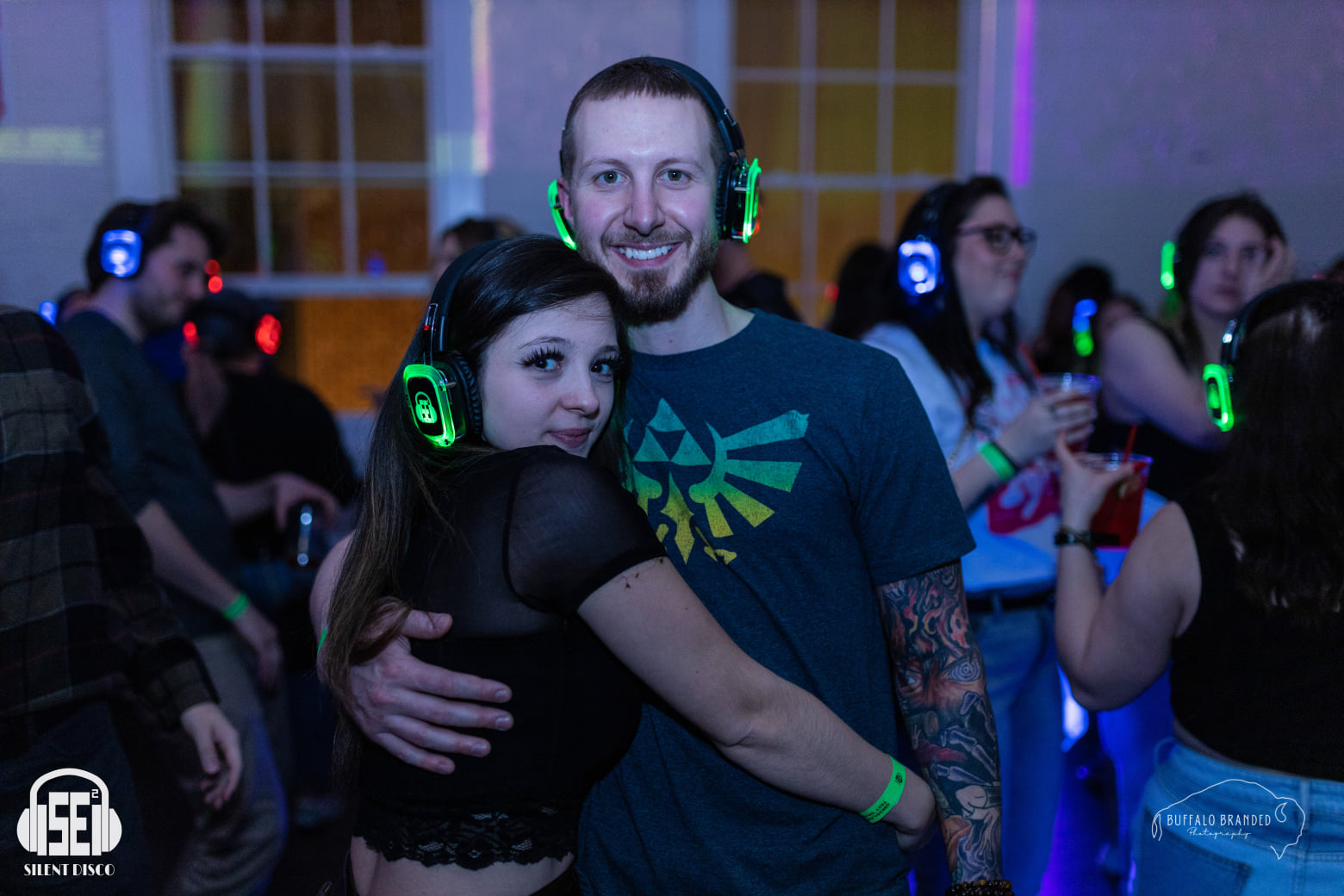 SE2 Silent Disco guests at Resurgence Brewing Company in Buffalo.