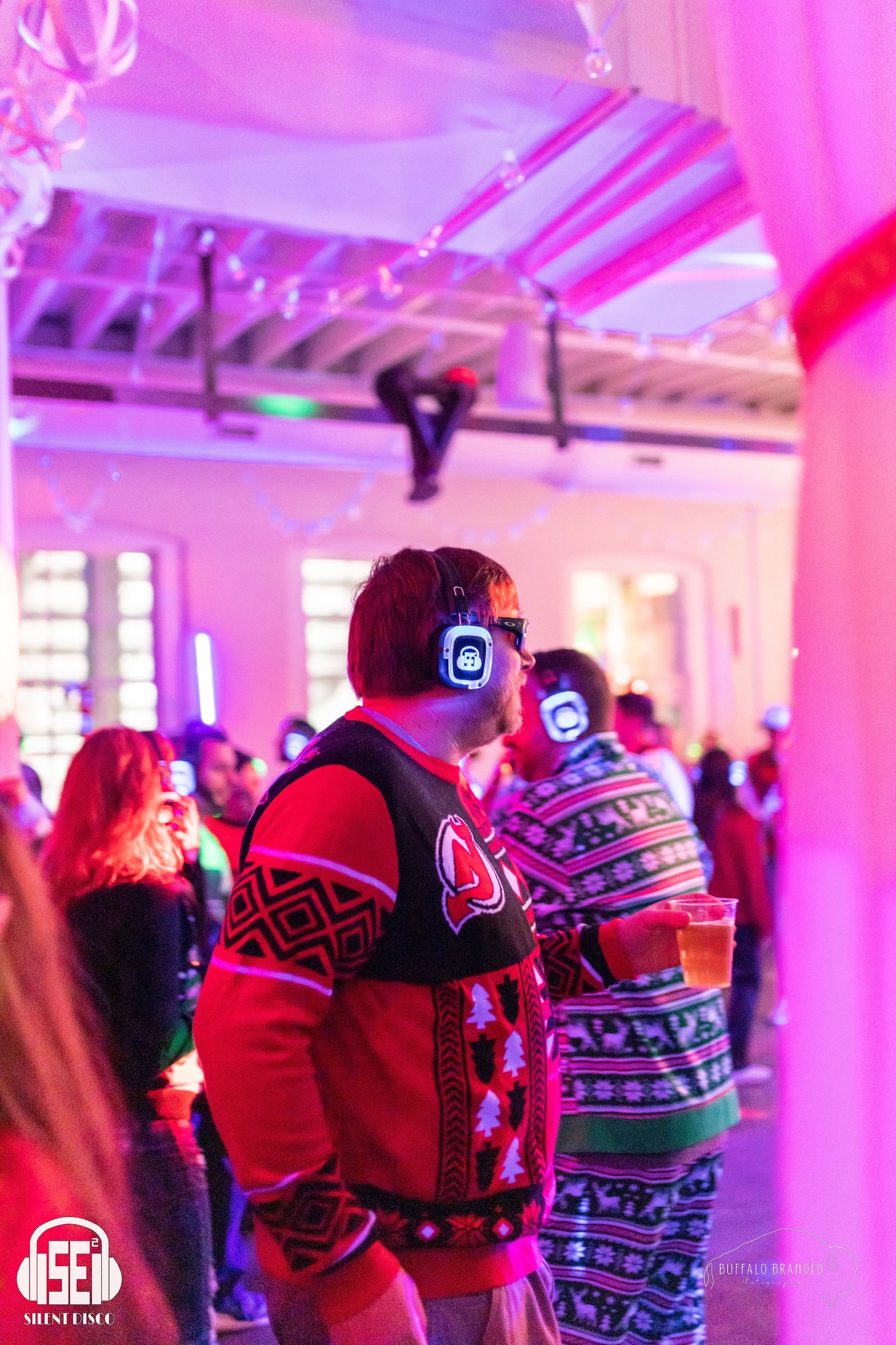 SE2 Silent Disco guests at Resurgence Brewing Company in Buffalo.