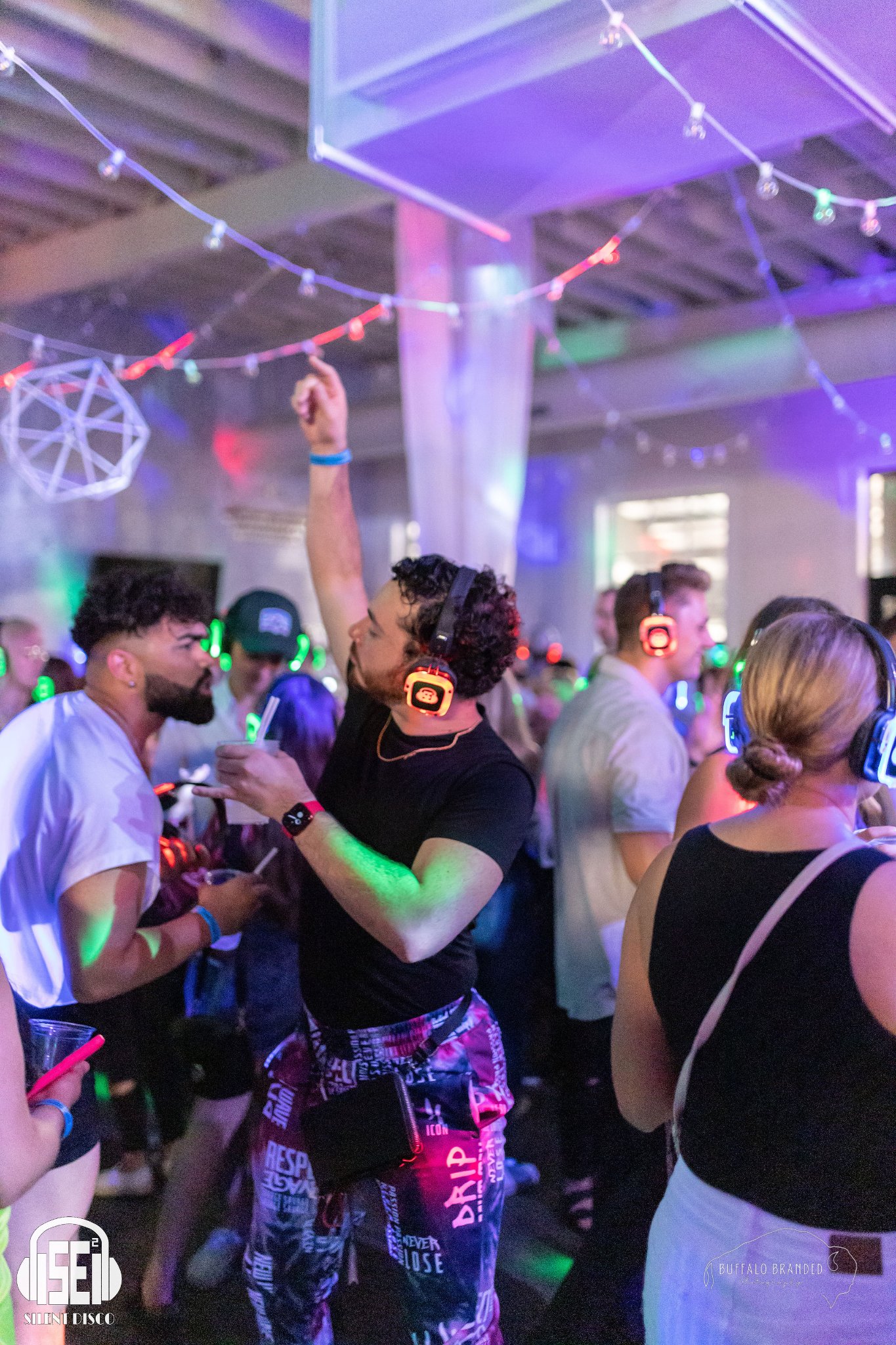 SE2 Silent Disco guests at Resurgence Brewing Company in Buffalo.