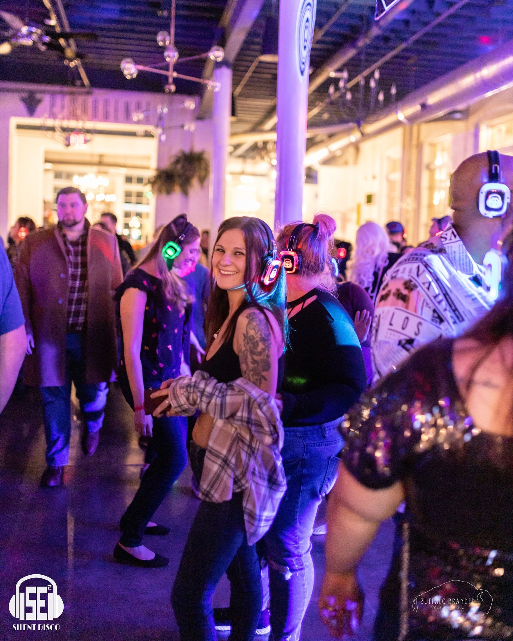 SE2 Silent Disco guests at Resurgence Brewing Company in Buffalo.