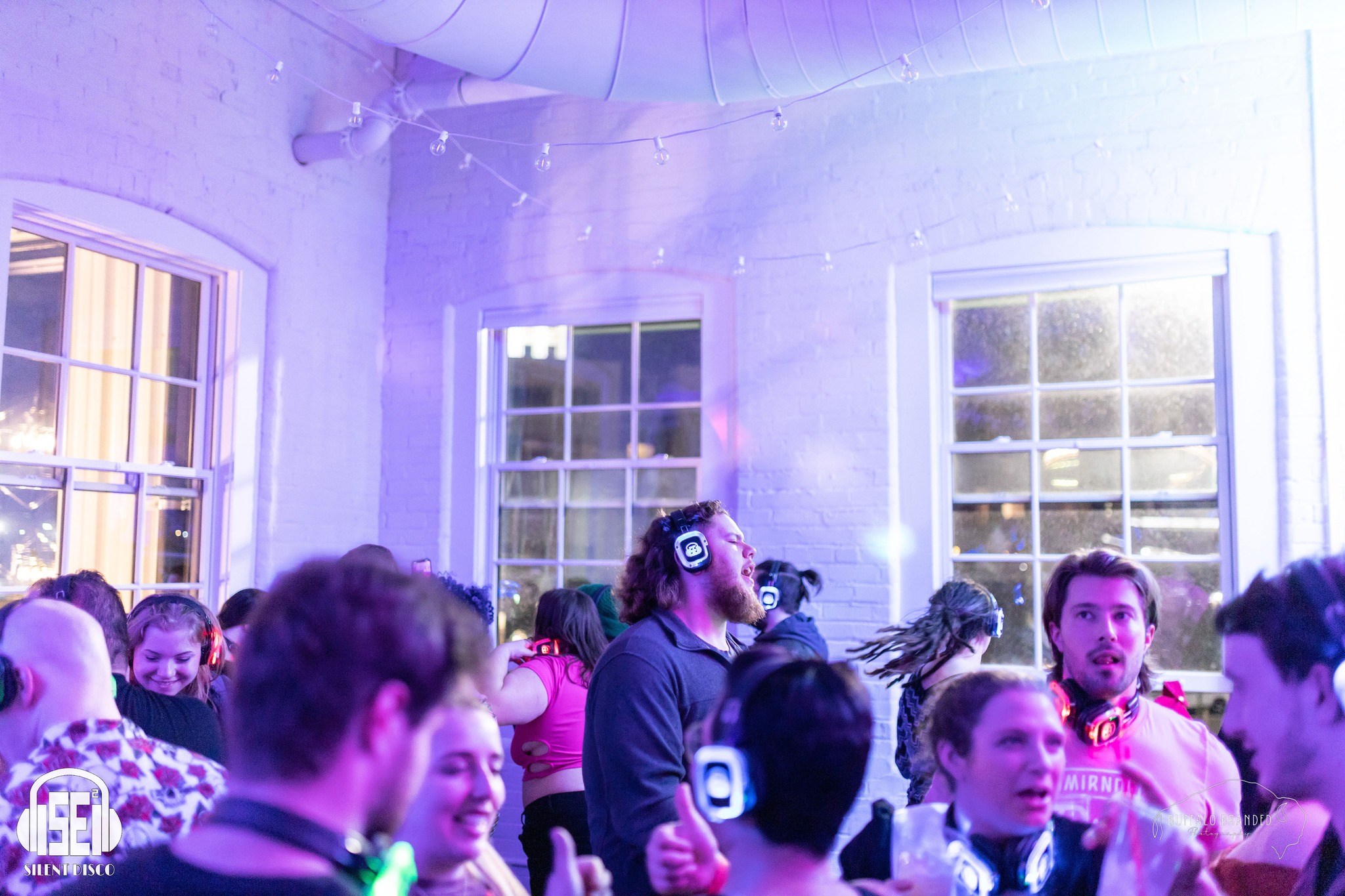 SE2 Silent Disco guests at Resurgence Brewing Company in Buffalo.