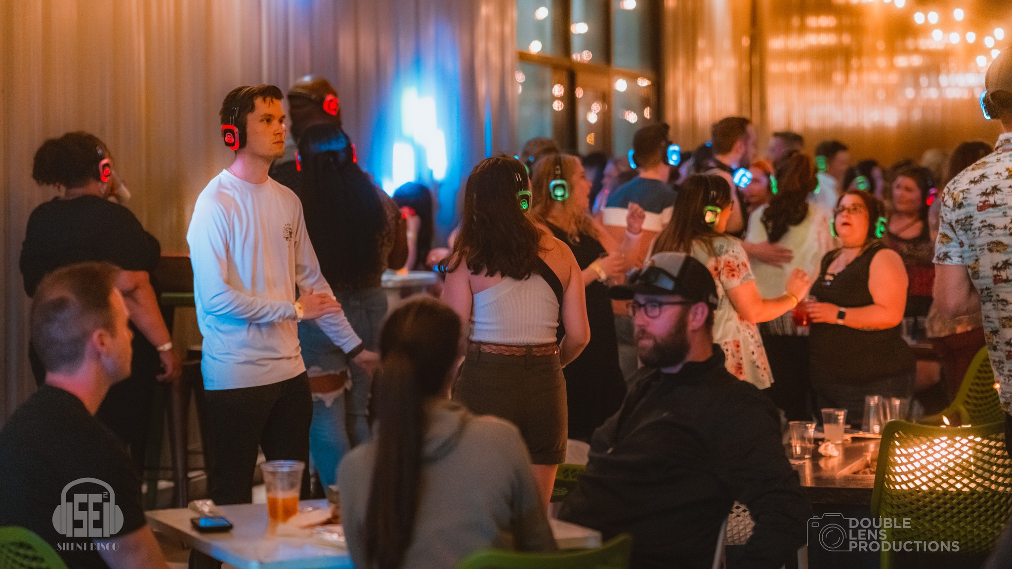 SE2 Silent Disco guests at Resurgence Brewing Company in Buffalo.