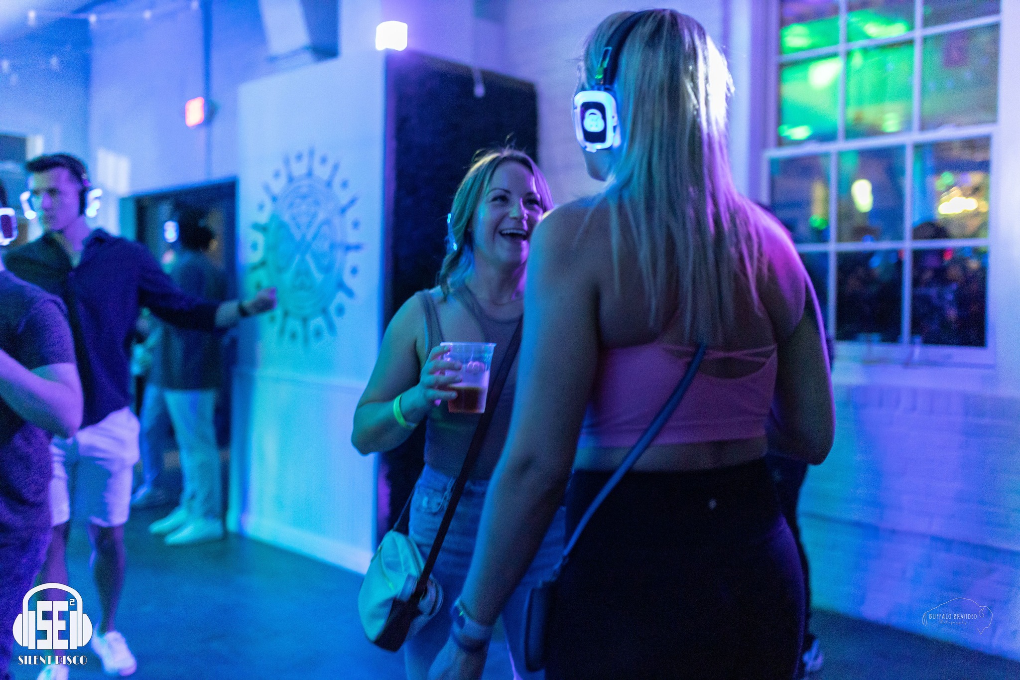 SE2 Silent Disco guests at Resurgence Brewing Company in Buffalo.