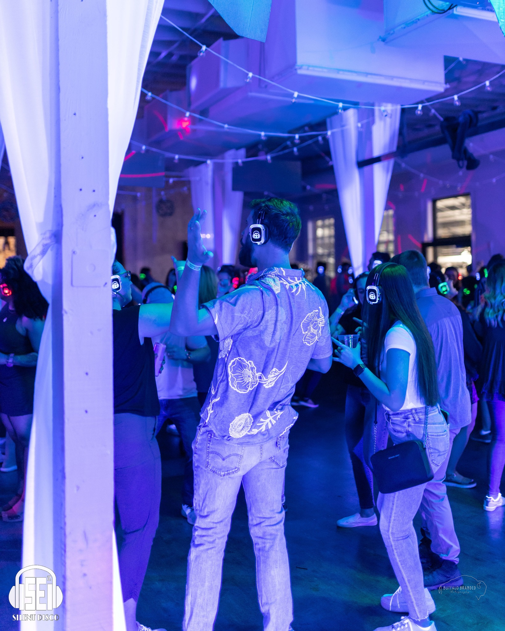 SE2 Silent Disco guests at Resurgence Brewing Company in Buffalo.