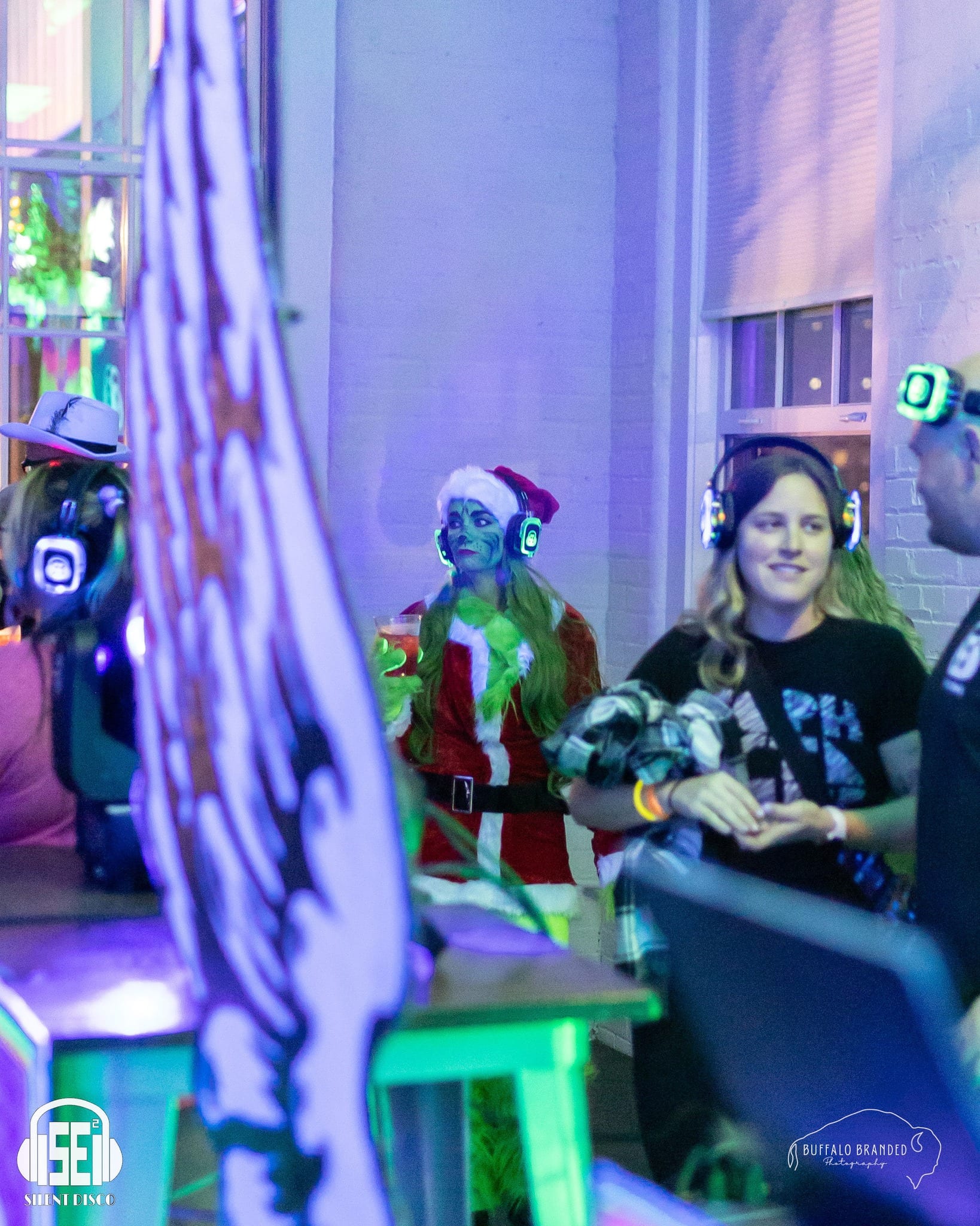 SE2 Silent Disco guests at Resurgence Brewing Company in Buffalo.