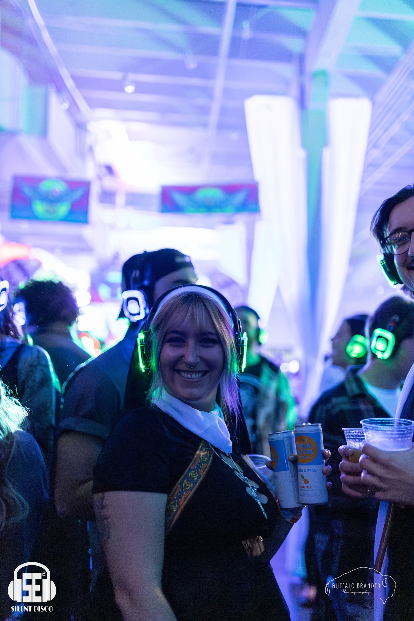 SE2 Silent Disco guests at Resurgence Brewing Company in Buffalo.