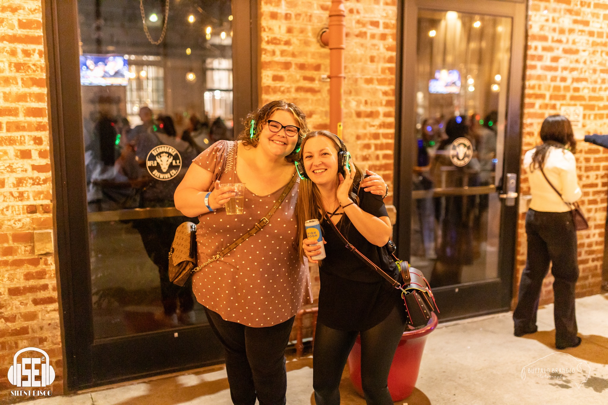 SE2 Silent Disco guests at Resurgence Brewing Company in Buffalo.