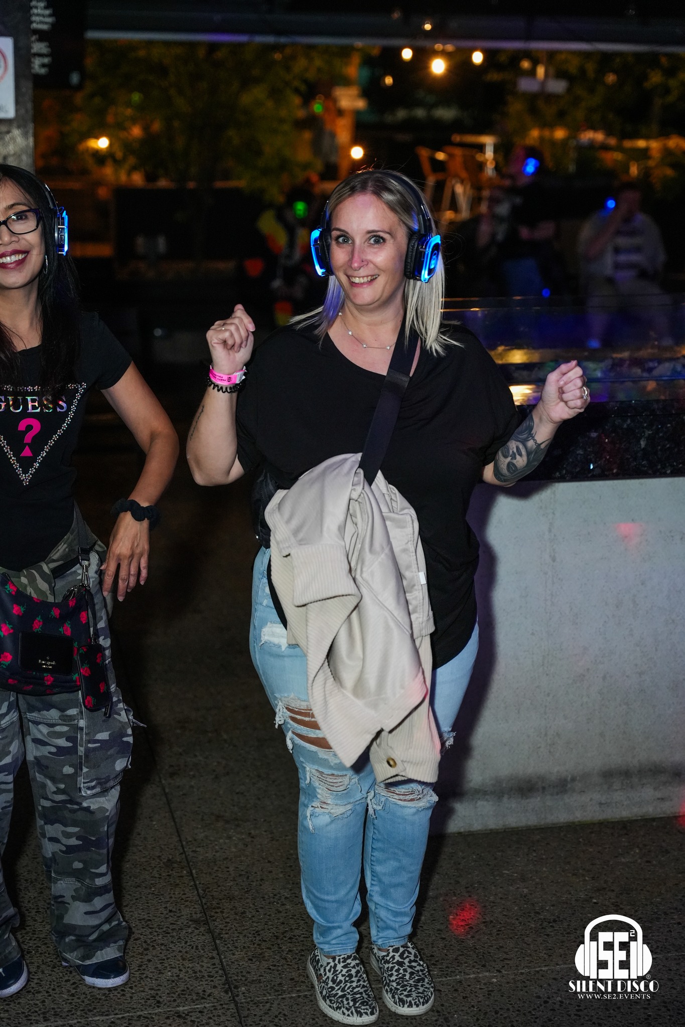SE2 Silent Disco guests at Santora's in Williamsville.