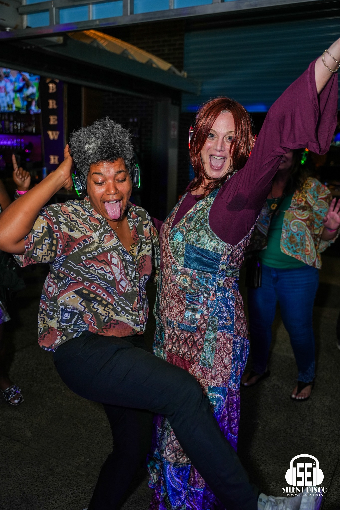SE2 Silent Disco guests at Santora's in Williamsville.