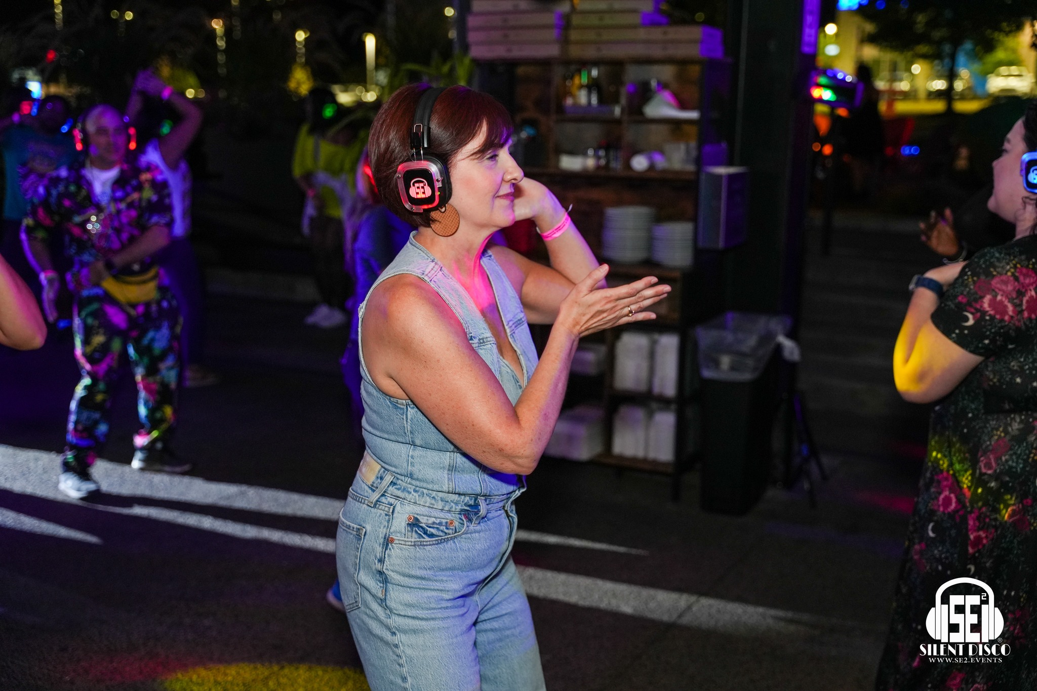 SE2 Silent Disco guests at Santora's in Williamsville.