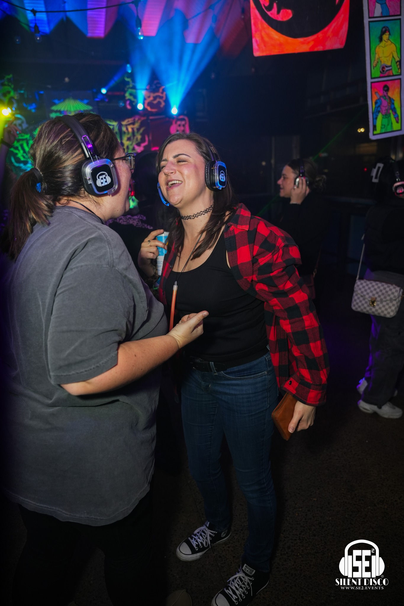 SE2 Silent Disco guests at Santora's in Williamsville.