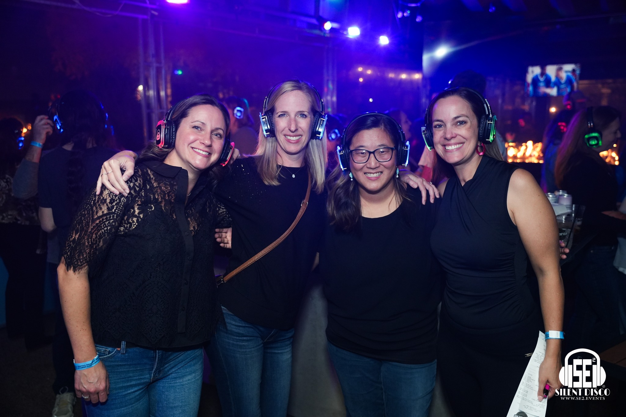 SE2 Silent Disco guests at Santora's in Williamsville.