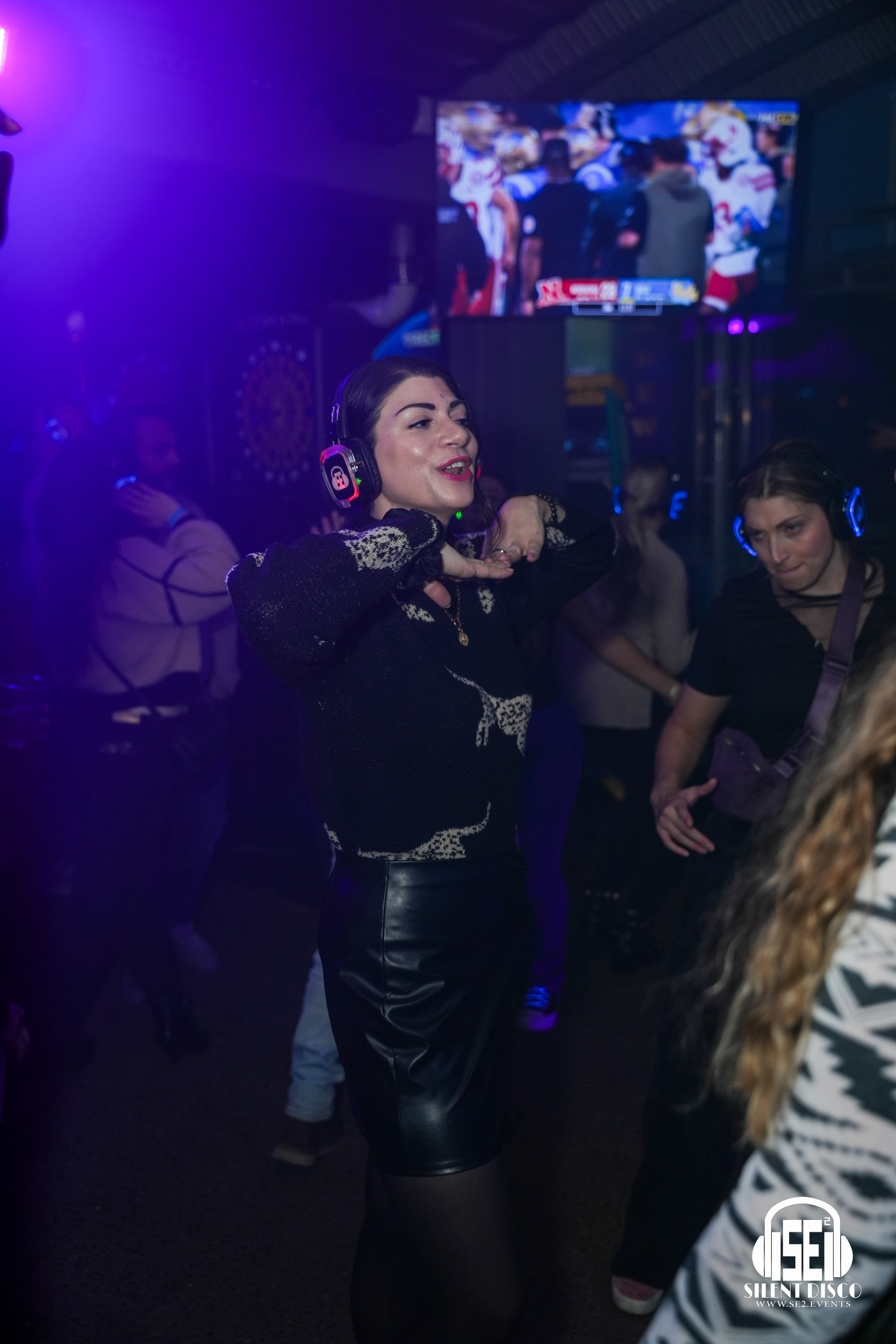 SE2 Silent Disco guests at Santora's in Williamsville.