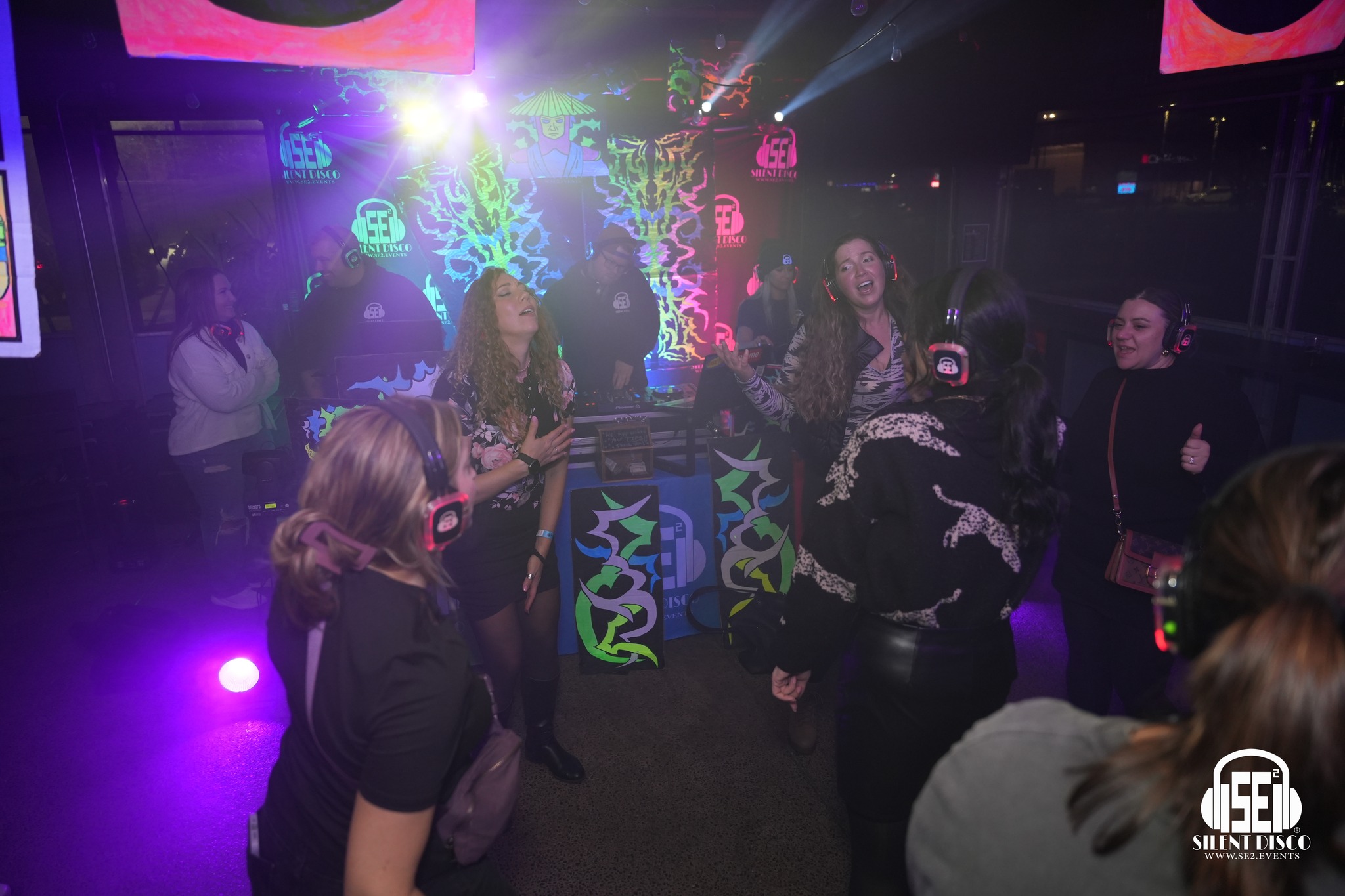 SE2 Silent Disco guests at Santora's in Williamsville.
