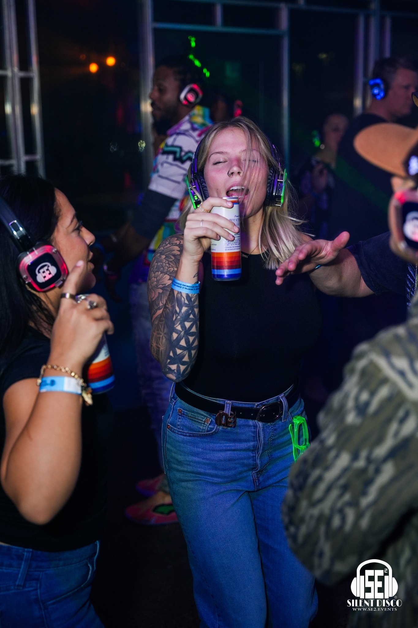 SE2 Silent Disco guests at Santora's in Williamsville.