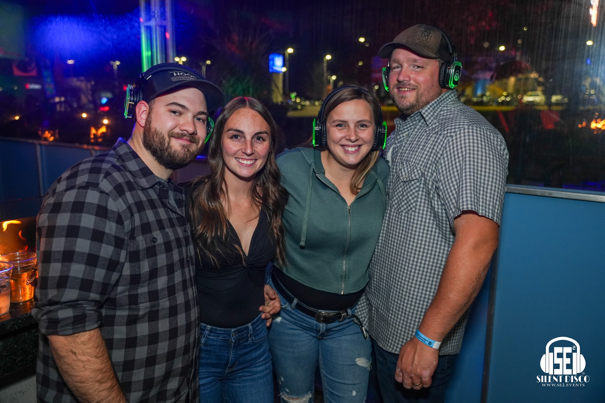 SE2 Silent Disco guests at Santora's in Williamsville.