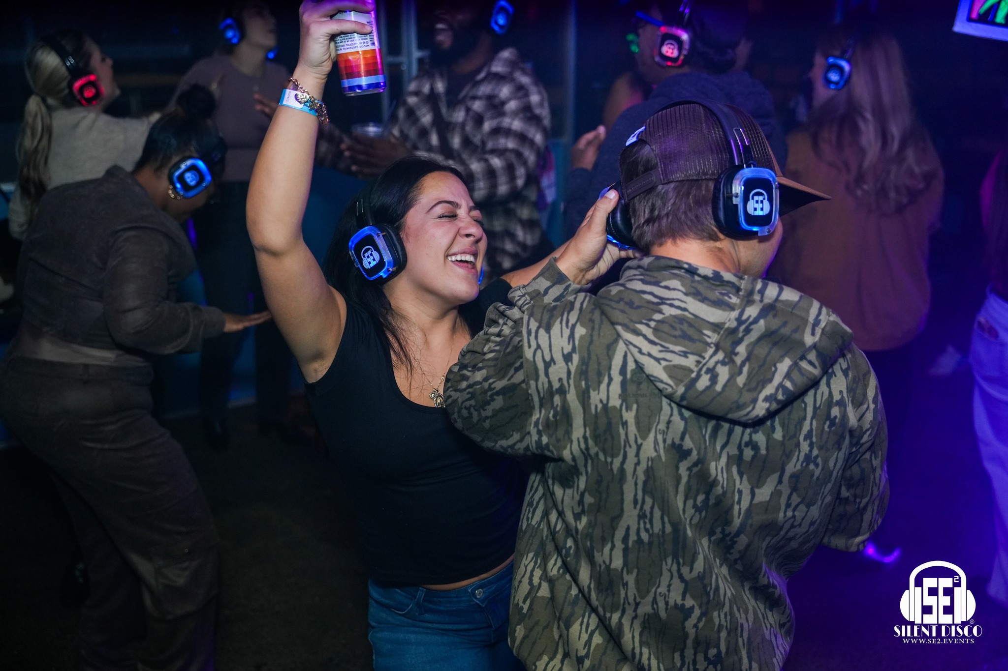 SE2 Silent Disco guests at Santora's in Williamsville.