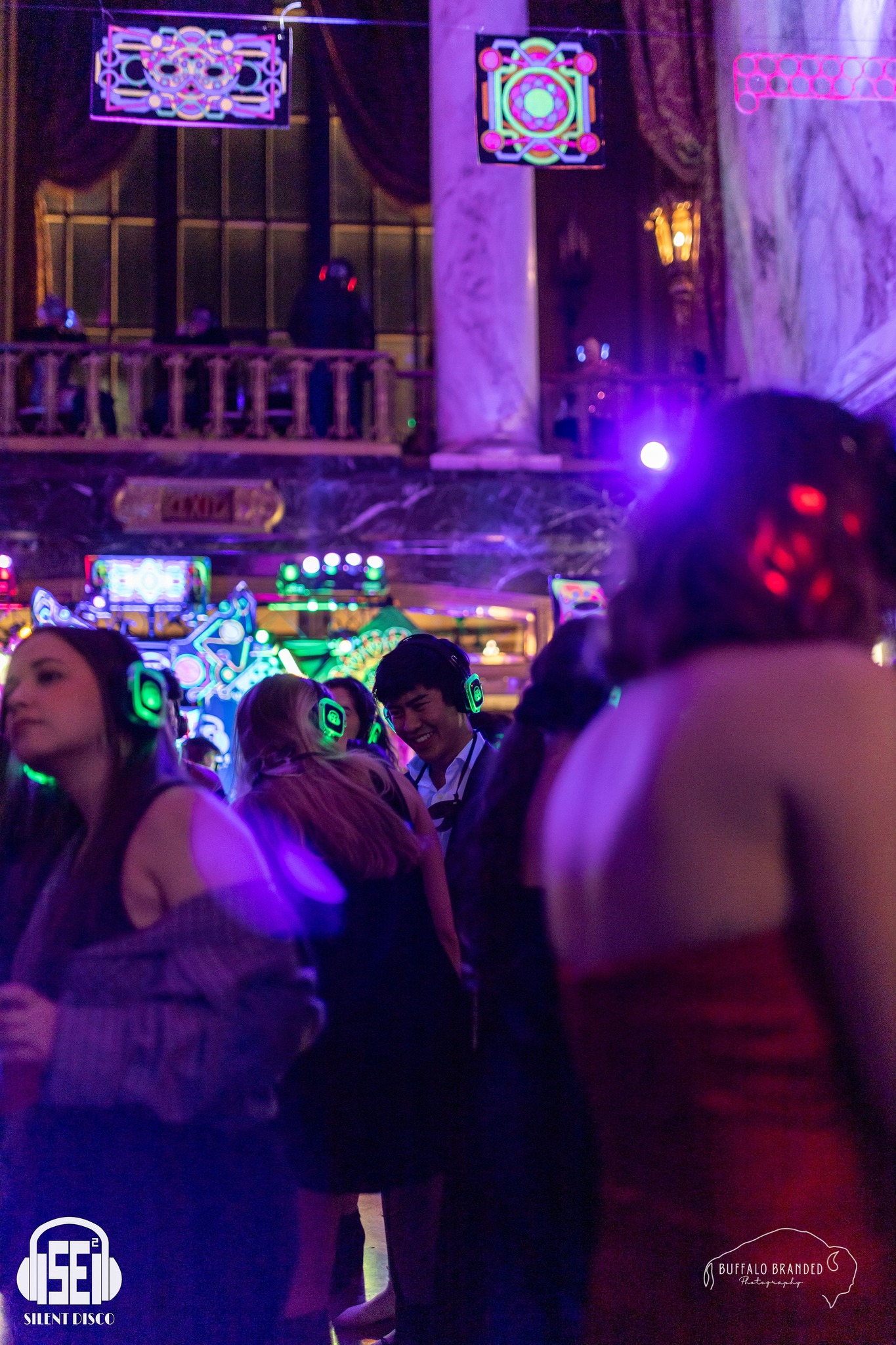 SE2 Silent Disco guests at Shea's Performing Arts Center in Buffalo.