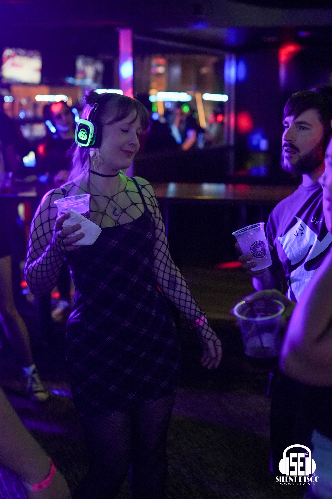 SE2 Silent Disco guests at Southern Tier Brewing Buffalo in Buffalo.