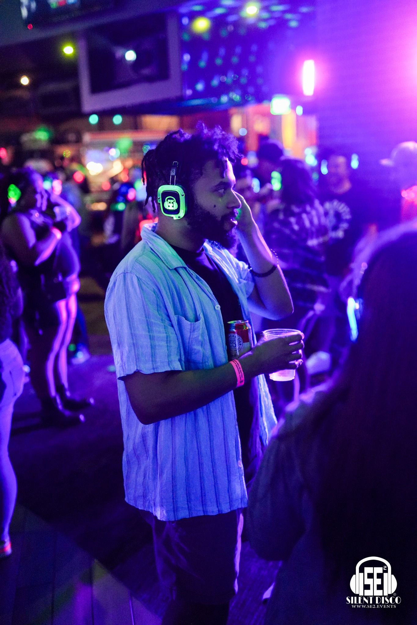 SE2 Silent Disco guests at Southern Tier Brewing Buffalo in Buffalo.