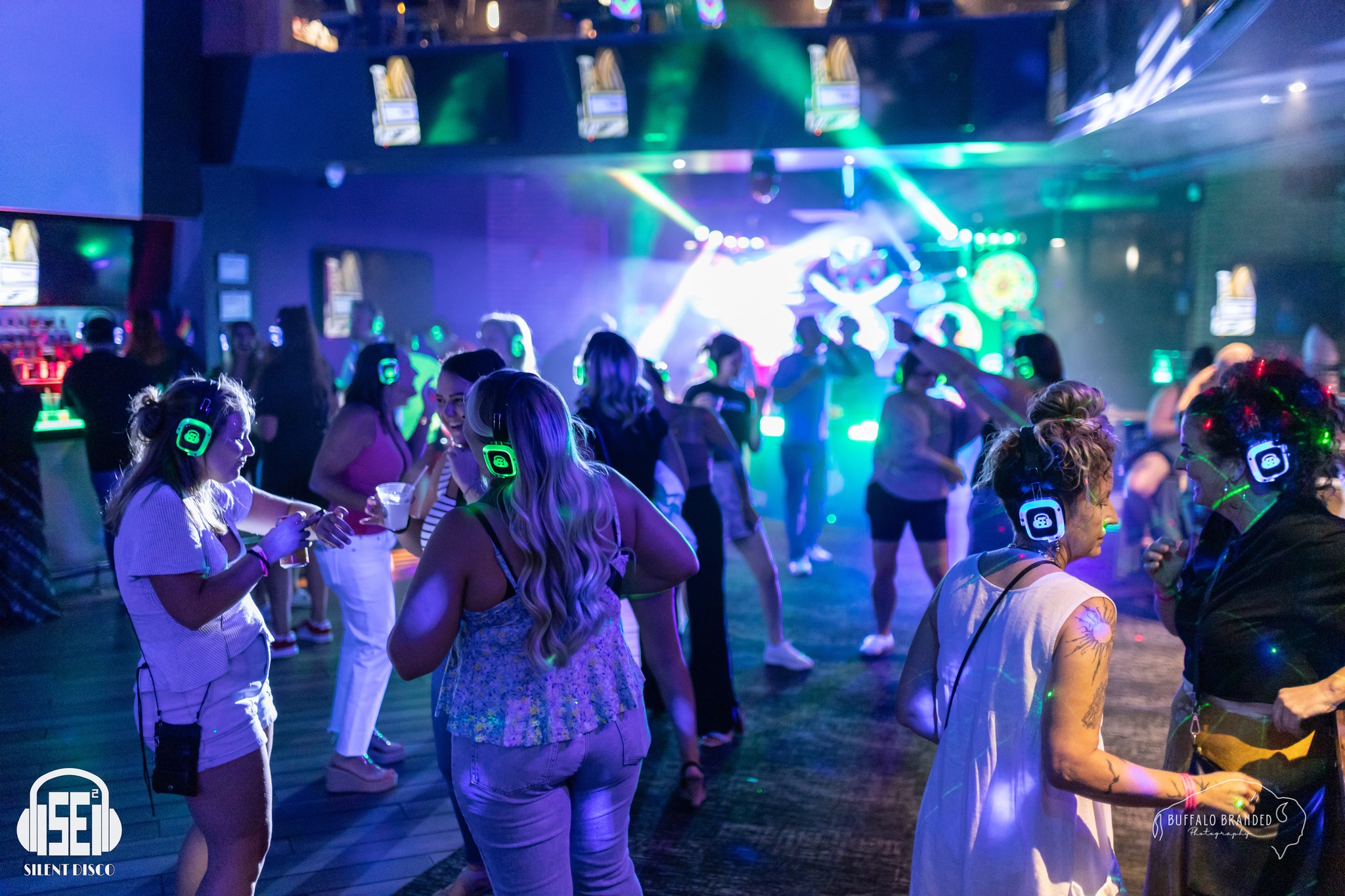 SE2 Silent Disco guests at Southern Tier Brewing Buffalo in Buffalo.