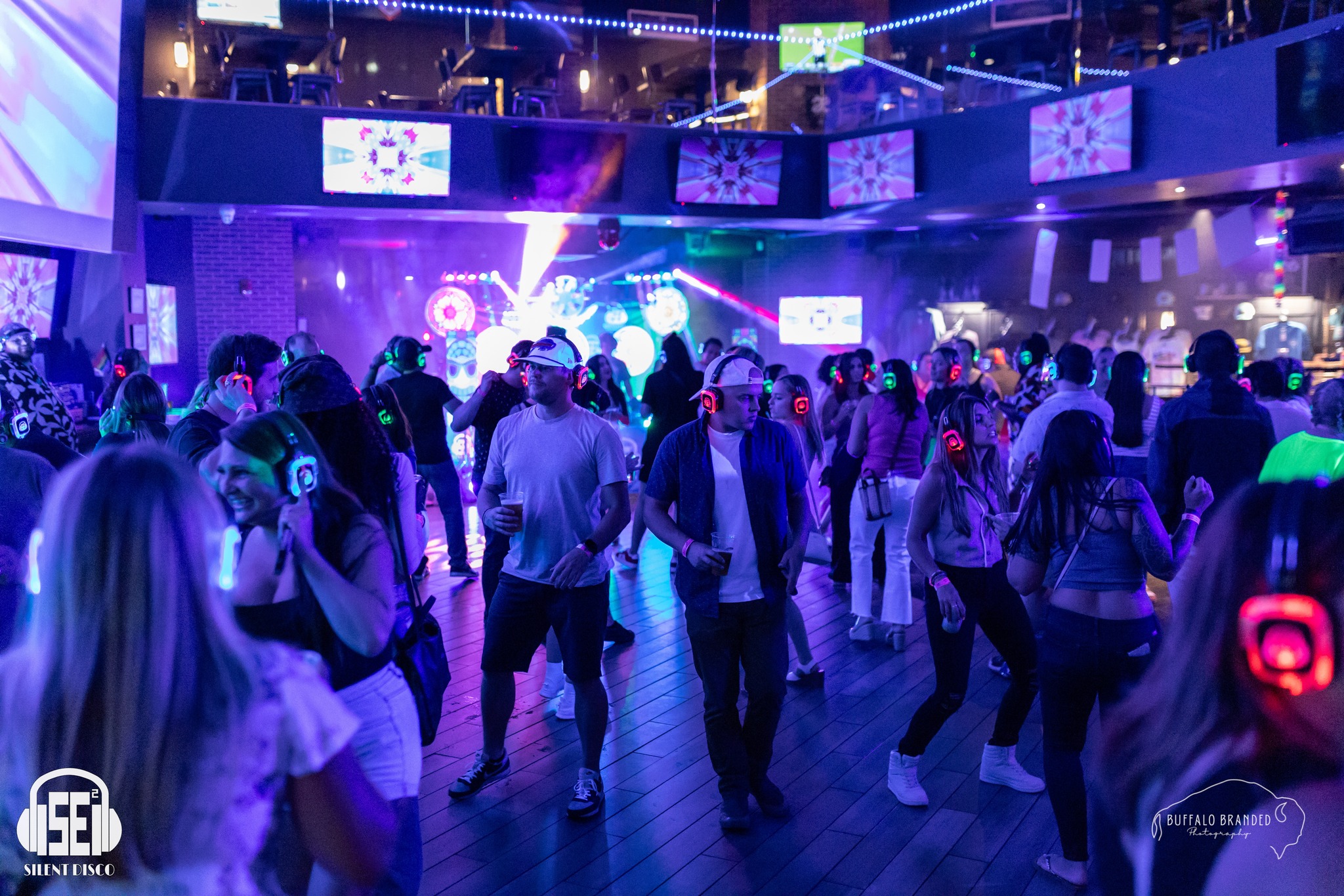 SE2 Silent Disco guests at Southern Tier Brewing Buffalo in Buffalo.