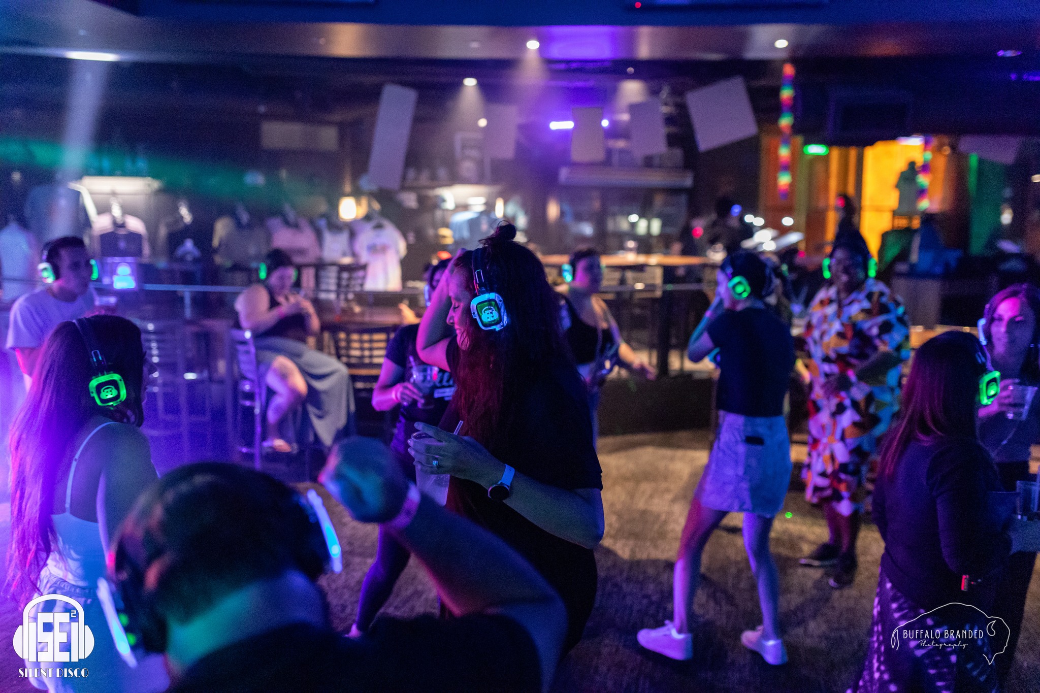 SE2 Silent Disco guests at Southern Tier Brewing Buffalo in Buffalo.