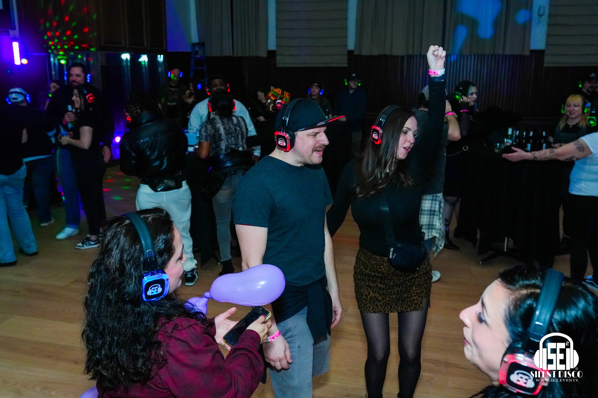 SE2 Silent Disco guests at The Richardson Hotel in Buffalo.