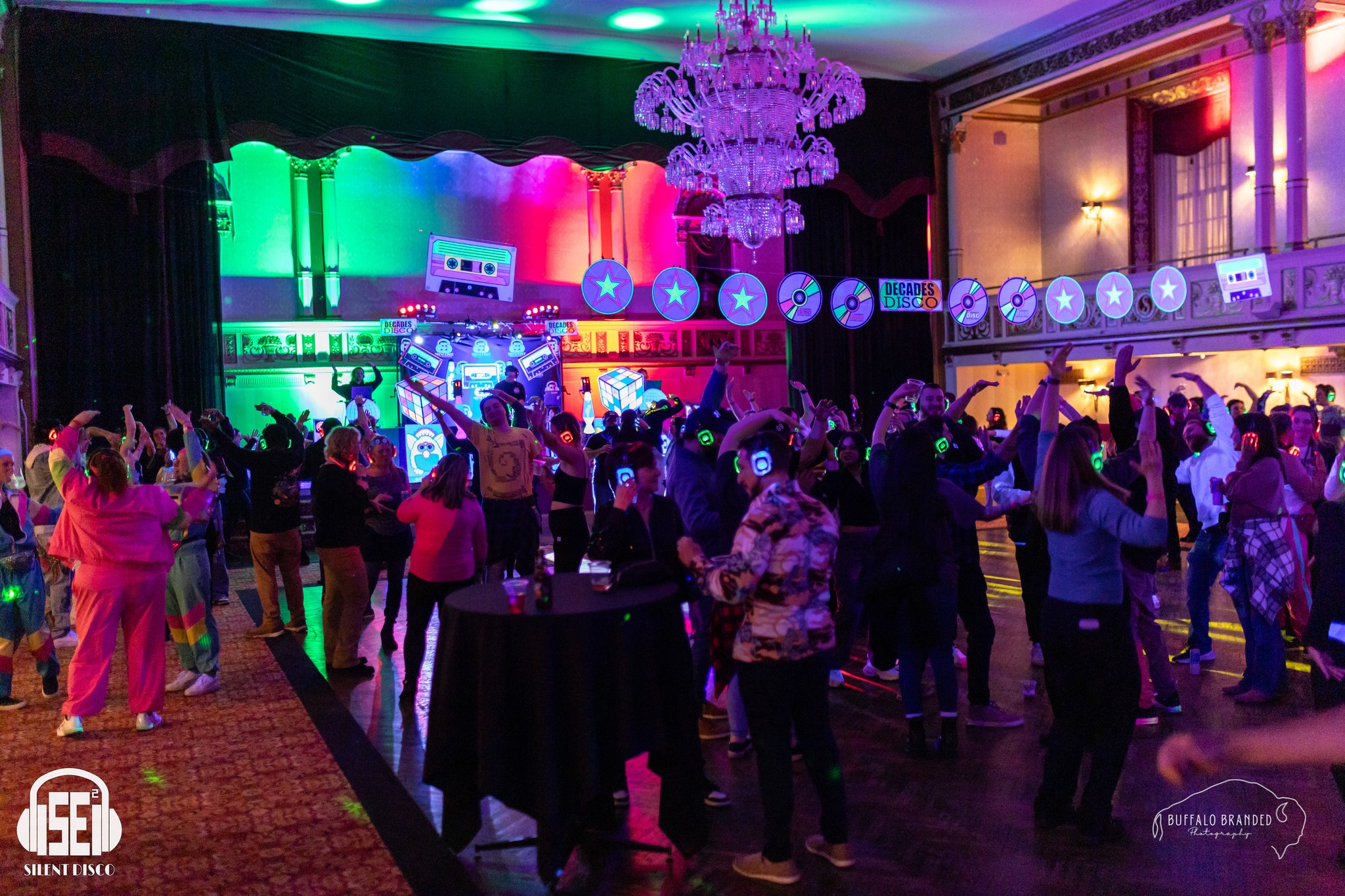 SE2 Silent Disco guests at The Statler in Buffalo.
