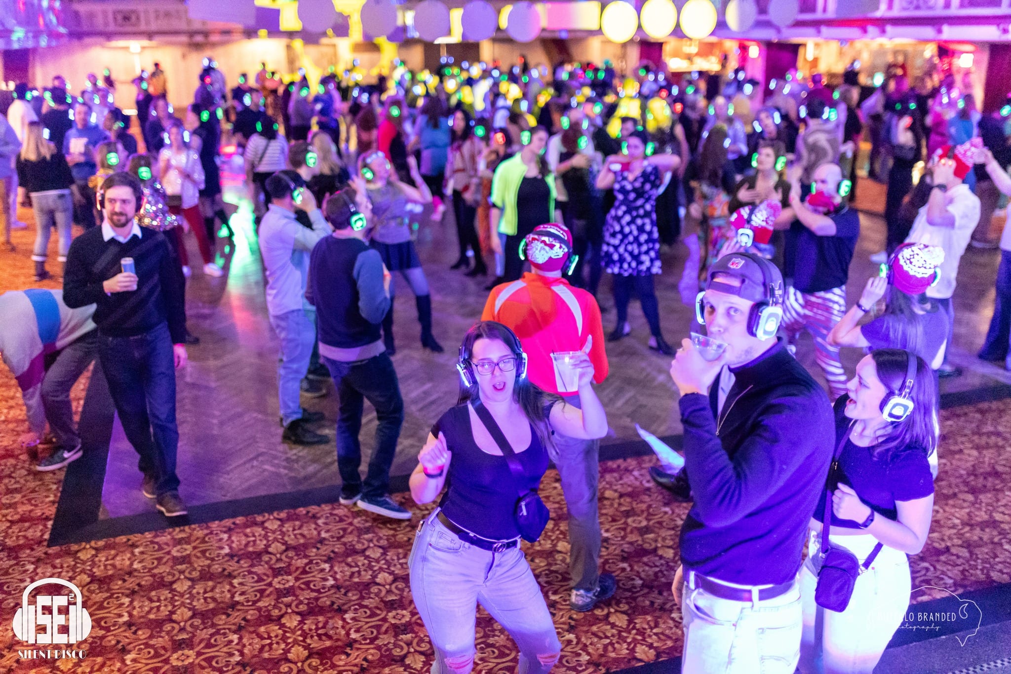 SE2 Silent Disco guests at The Statler in Buffalo.