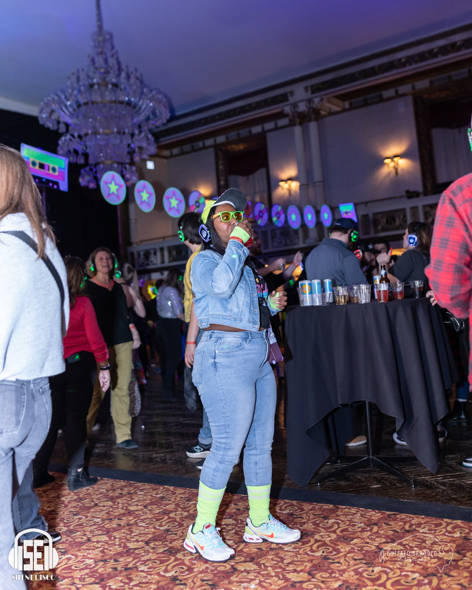 SE2 Silent Disco guests at The Statler in Buffalo.
