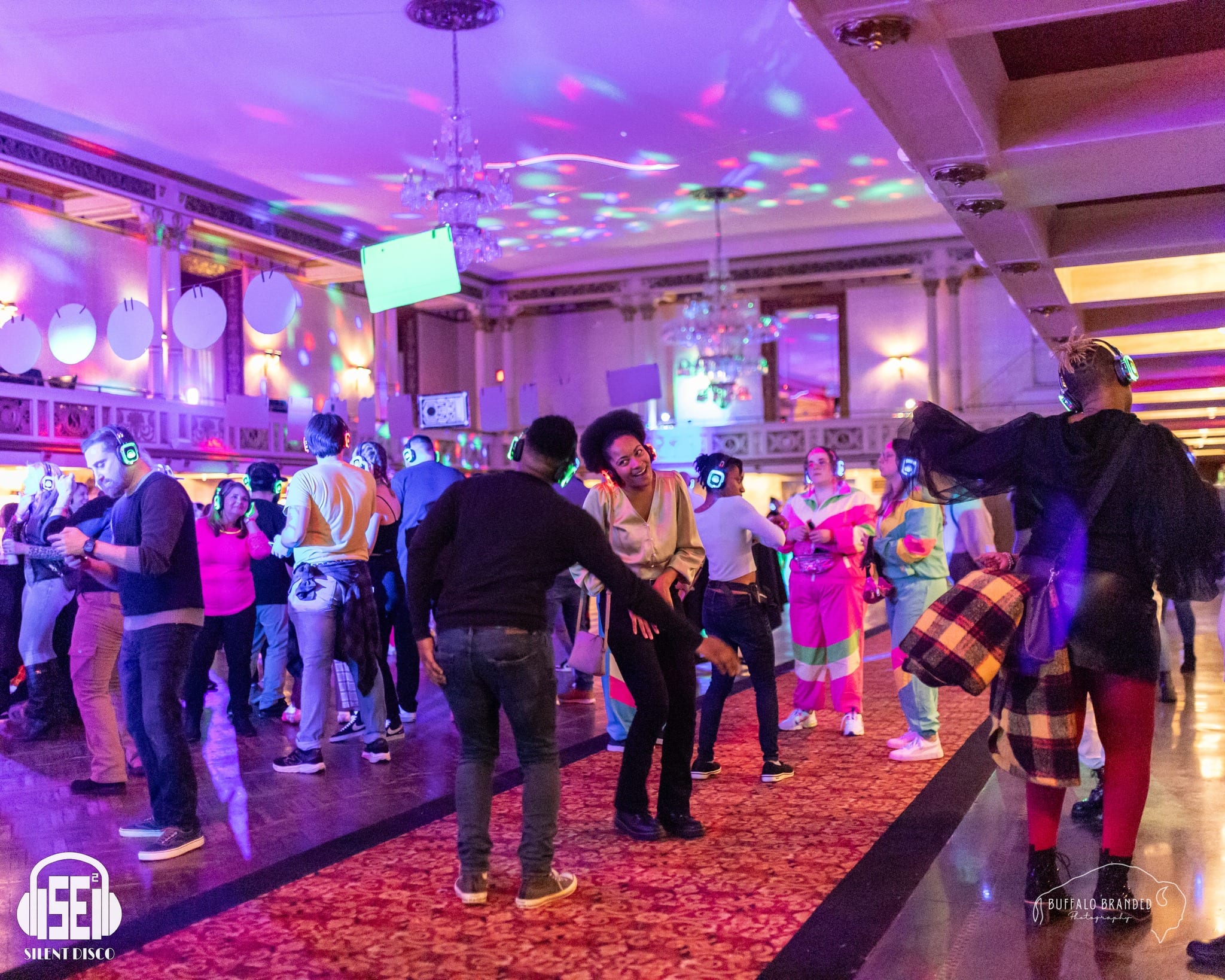 SE2 Silent Disco guests at The Statler in Buffalo.