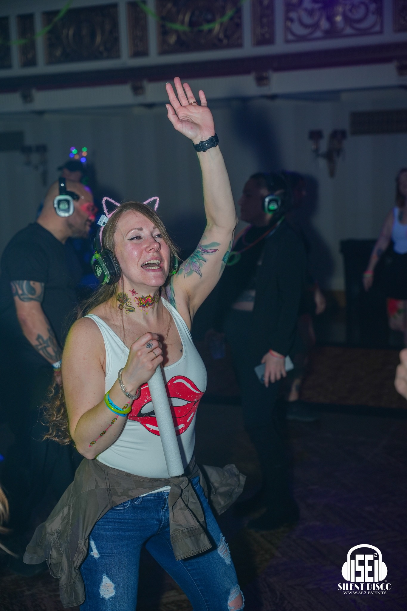 SE2 Silent Disco guests at The Statler in Buffalo.