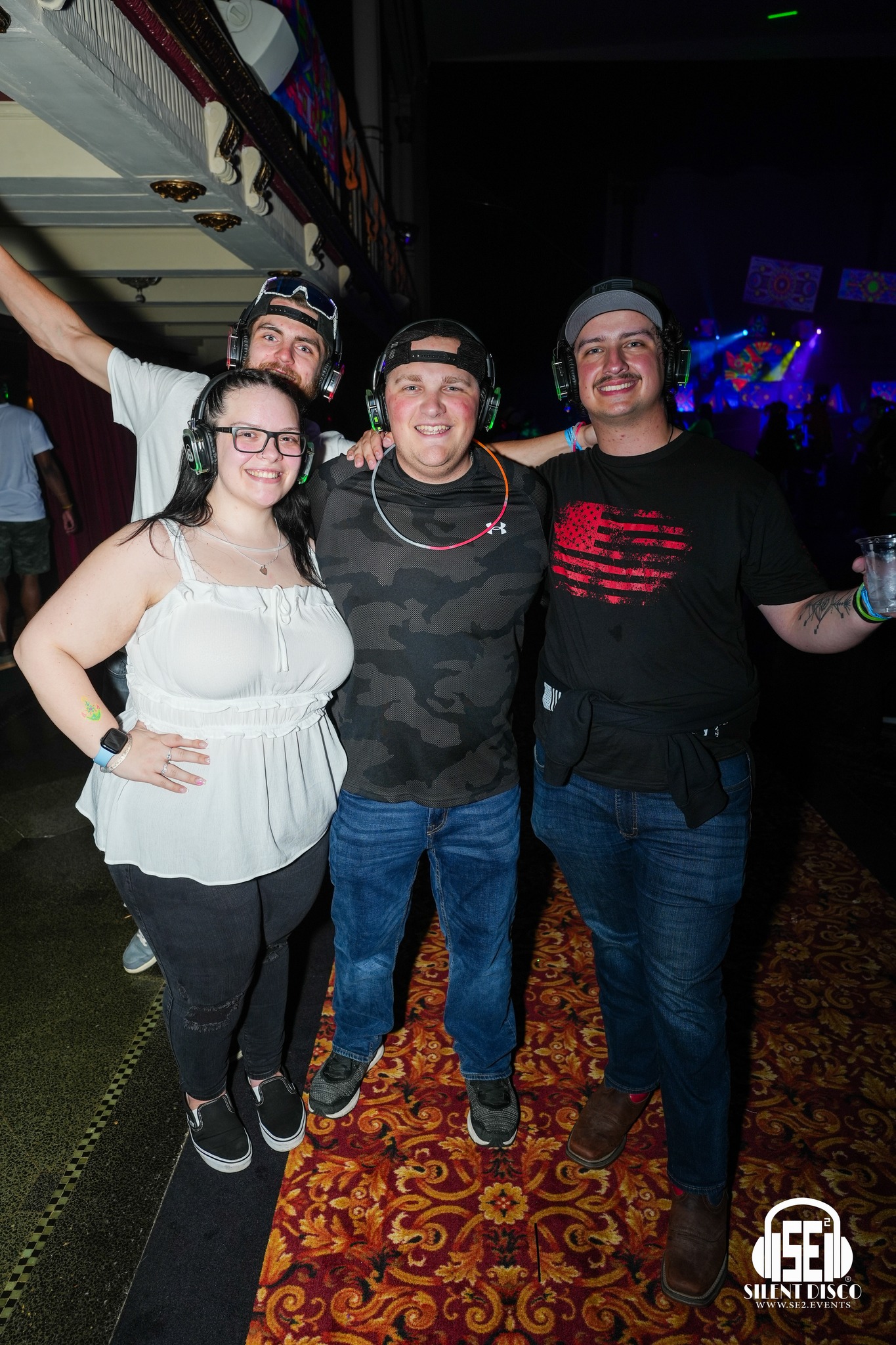 SE2 Silent Disco guests at The Statler in Buffalo.