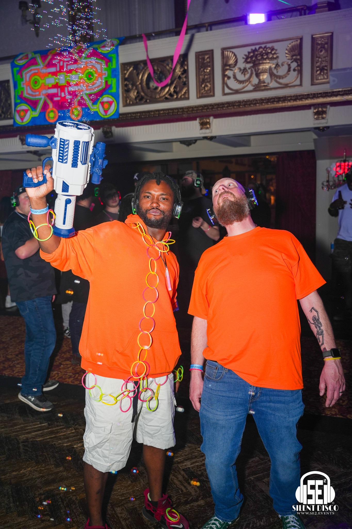 SE2 Silent Disco guests at The Statler in Buffalo.