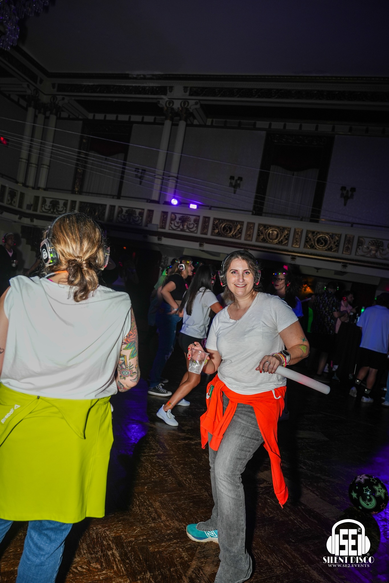 SE2 Silent Disco guests at The Statler in Buffalo.