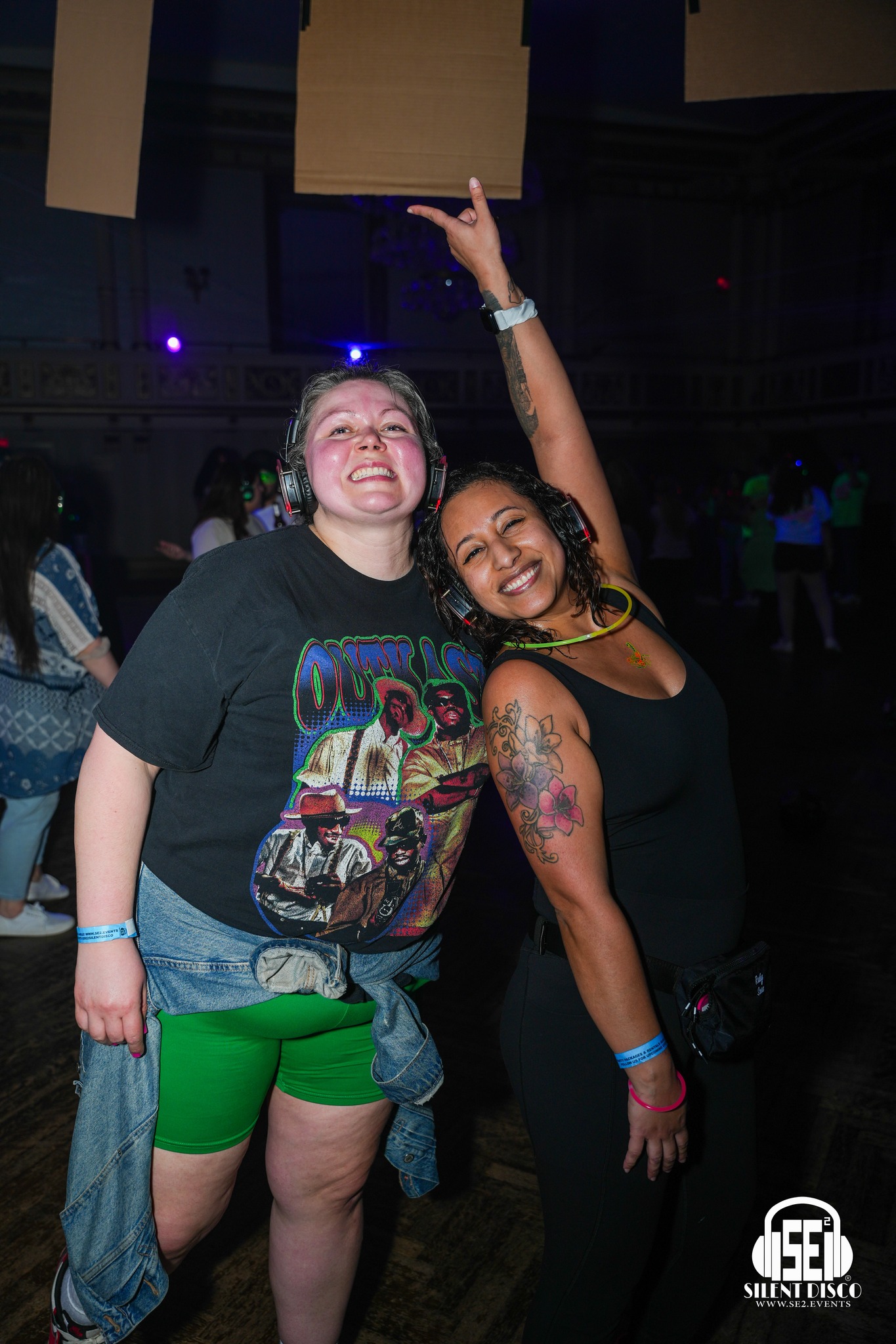 SE2 Silent Disco guests at The Statler in Buffalo.