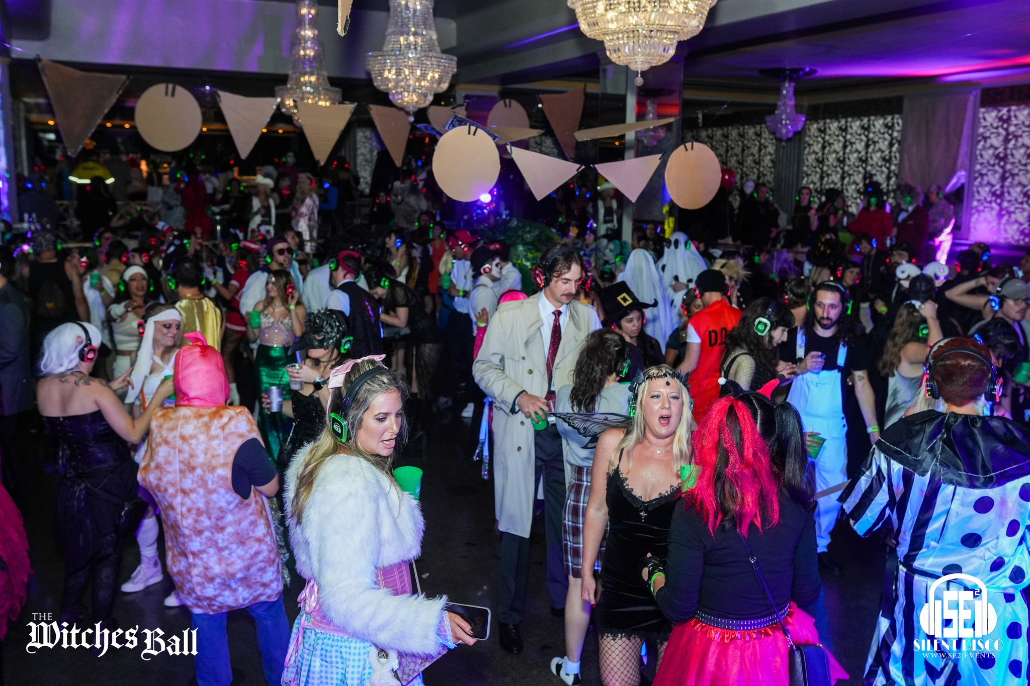 SE2 Silent Disco guests at The Statler in Buffalo.