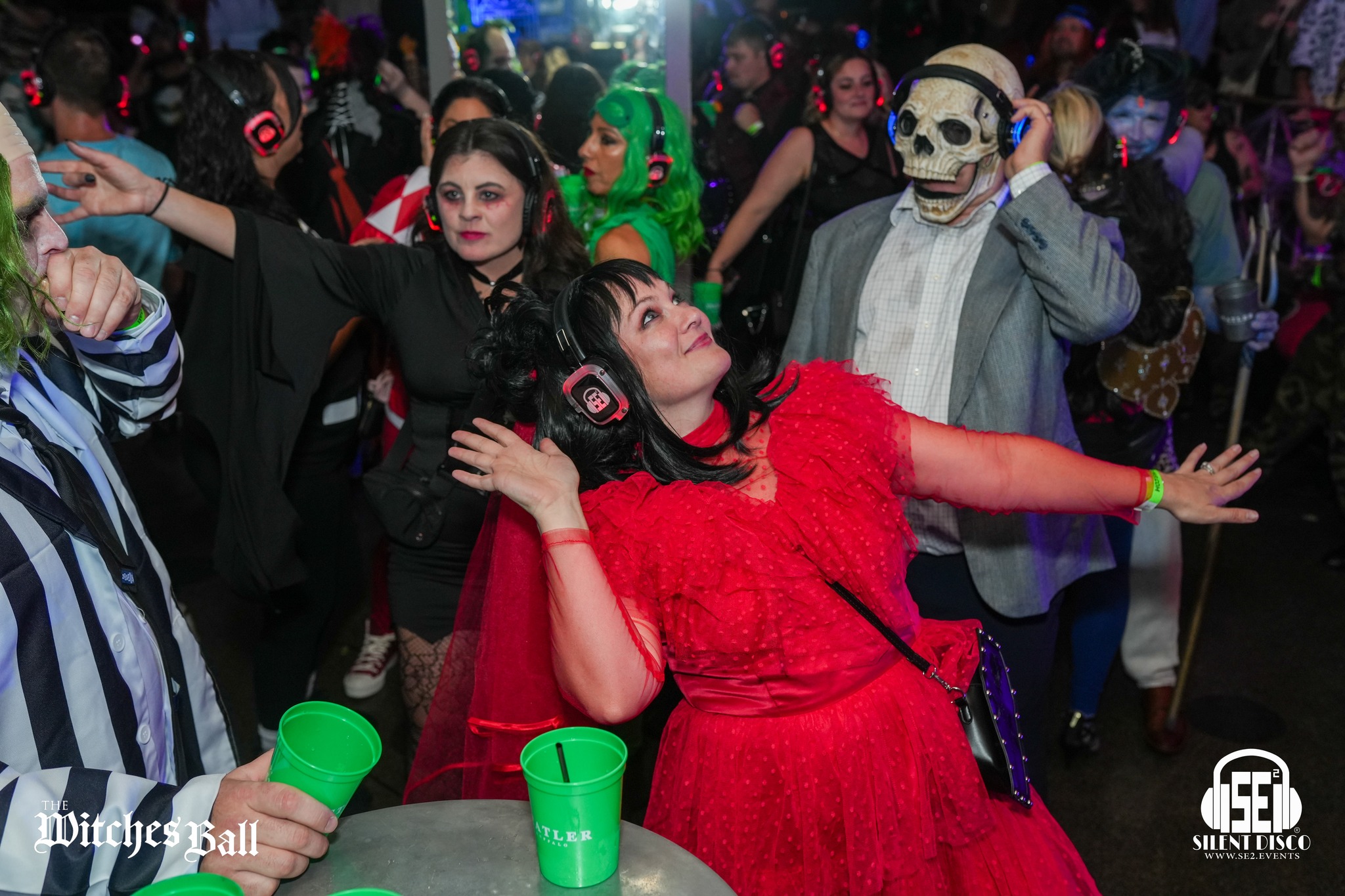 SE2 Silent Disco guests at The Statler in Buffalo.