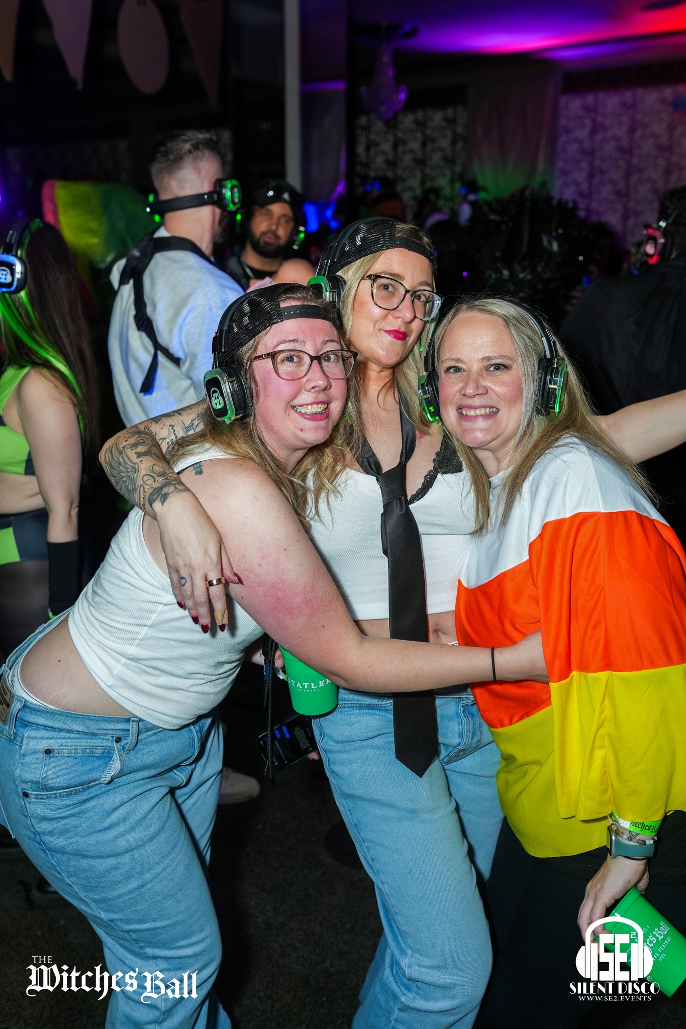 SE2 Silent Disco guests at The Statler in Buffalo.