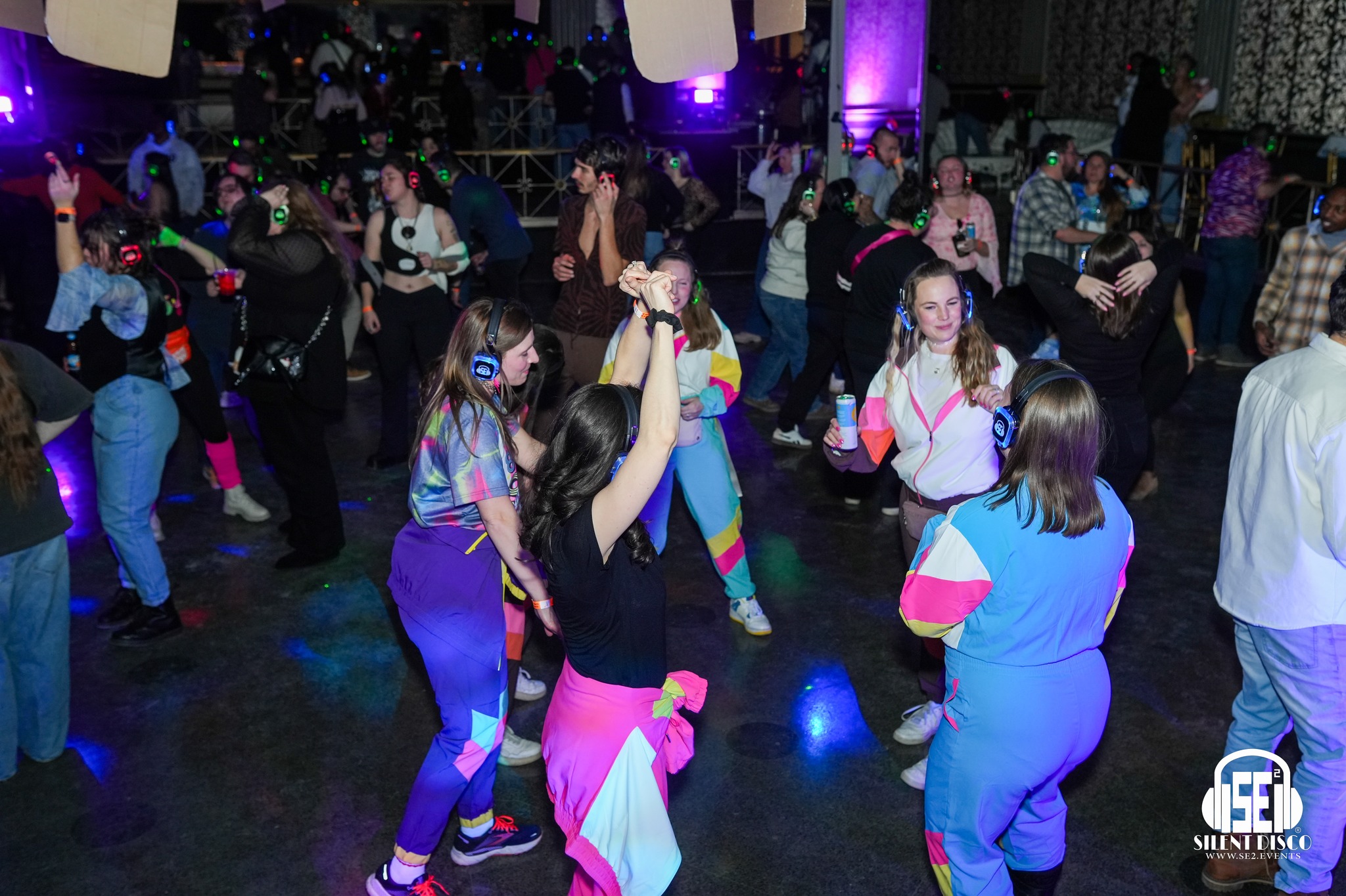 SE2 Silent Disco guests at The Statler in Buffalo.