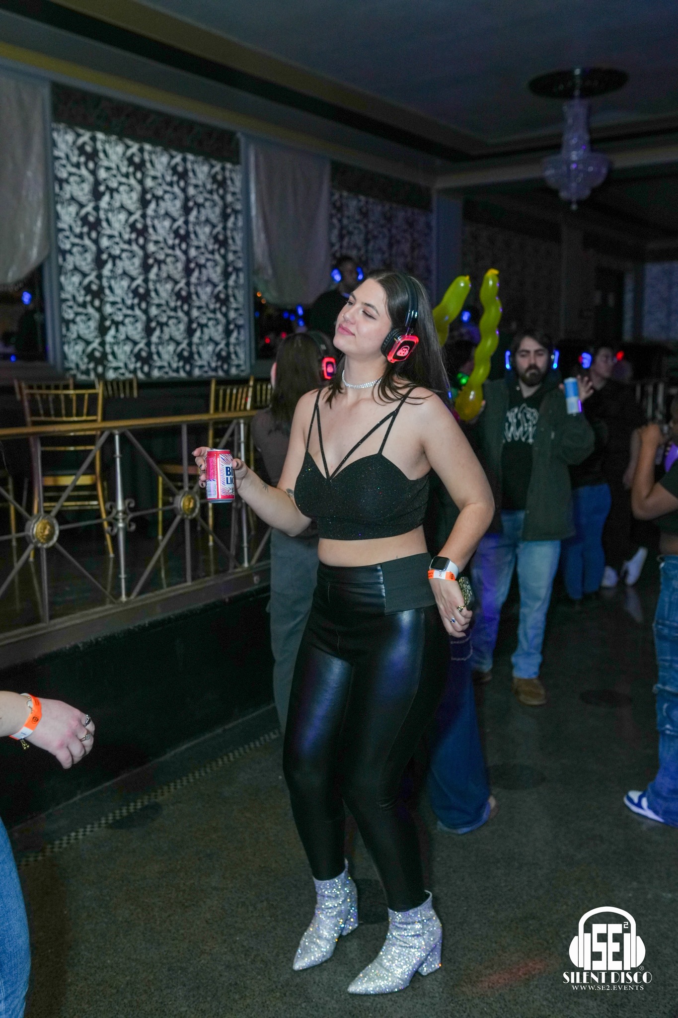 SE2 Silent Disco guests at The Statler in Buffalo.