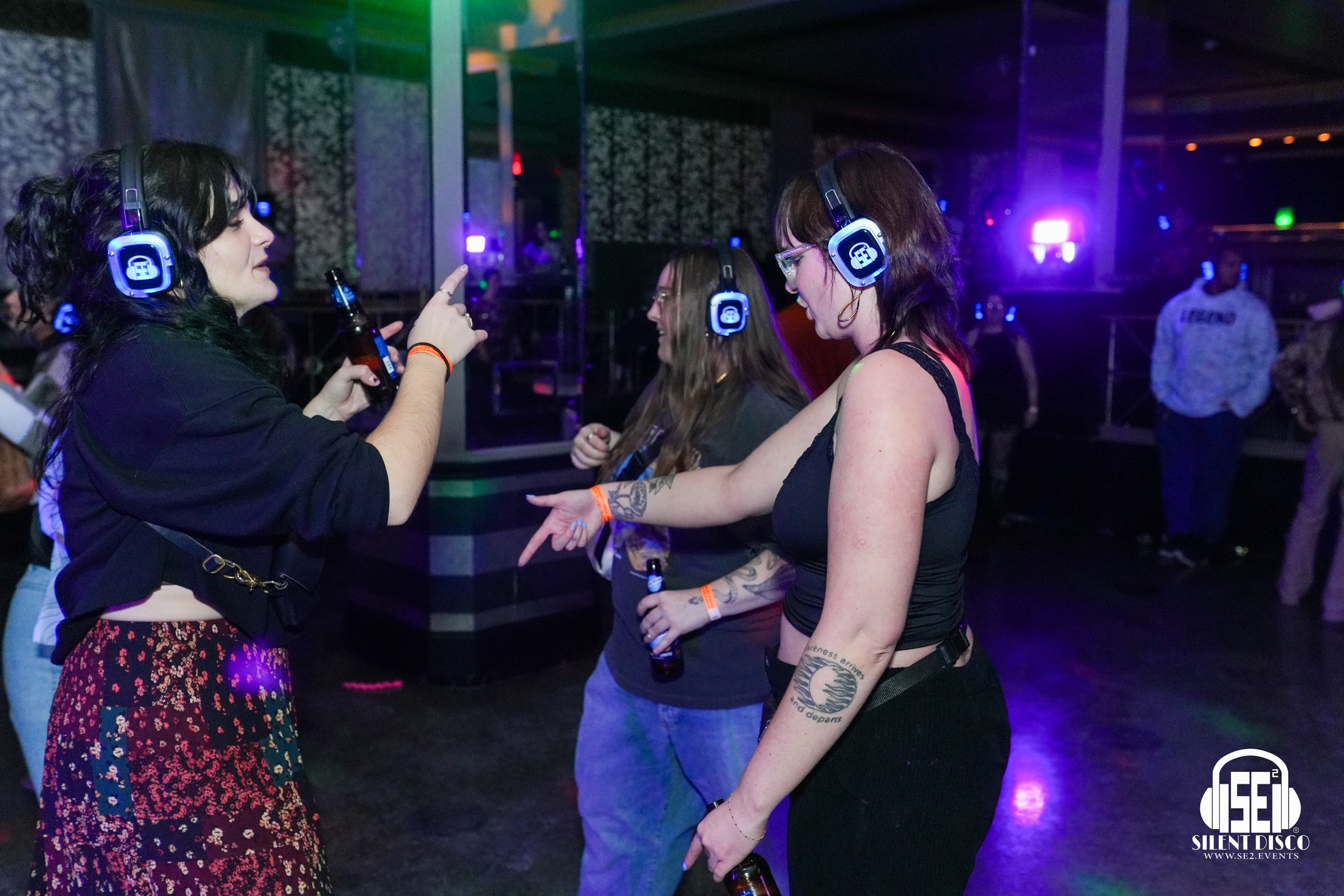 SE2 Silent Disco guests at The Statler in Buffalo.